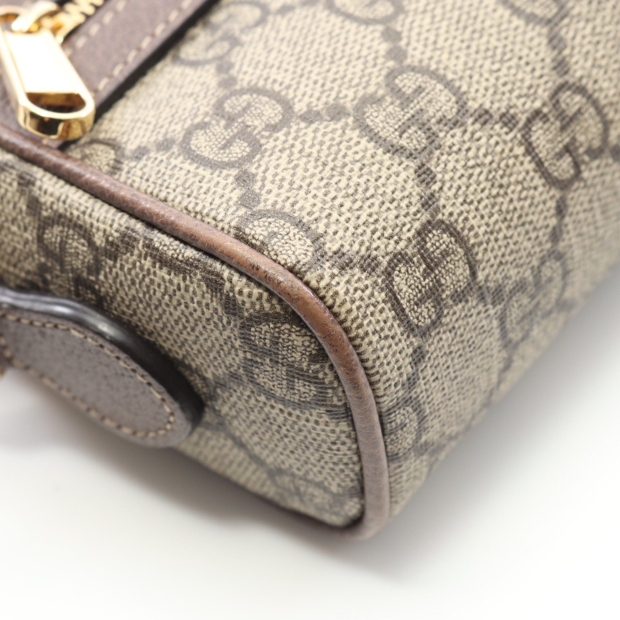 Gucci Gucci Ophidia Gg Supreme Shoulder Bag Leather Beige Dark Brown Multicolor Size ONE SIZE - 5 Thumbnail