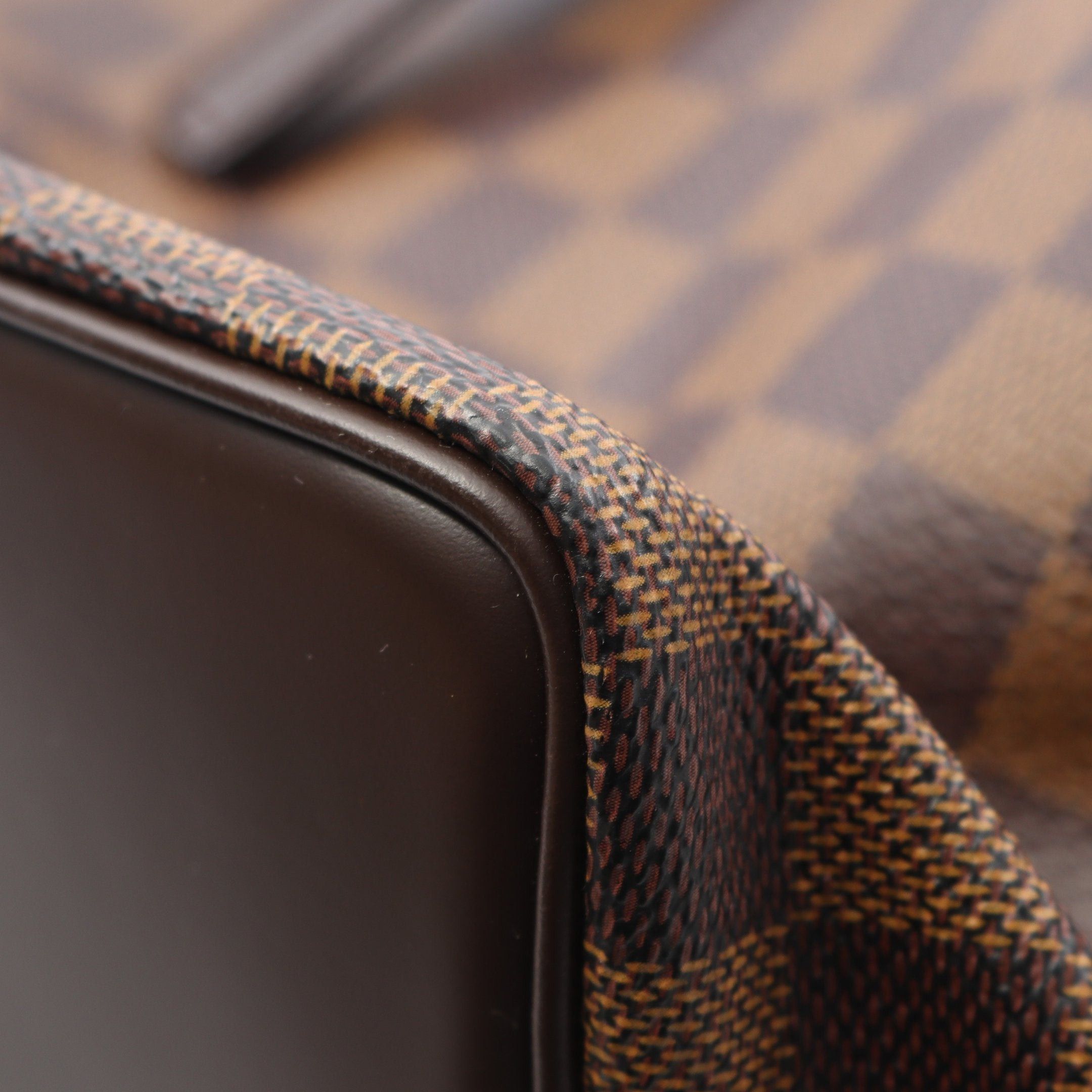 Louis Vuitton Louis Vuitton Chelsea Damier Ebene Shoulder Bag Tote Leather Brown Size ONE SIZE - 6 Thumbnail