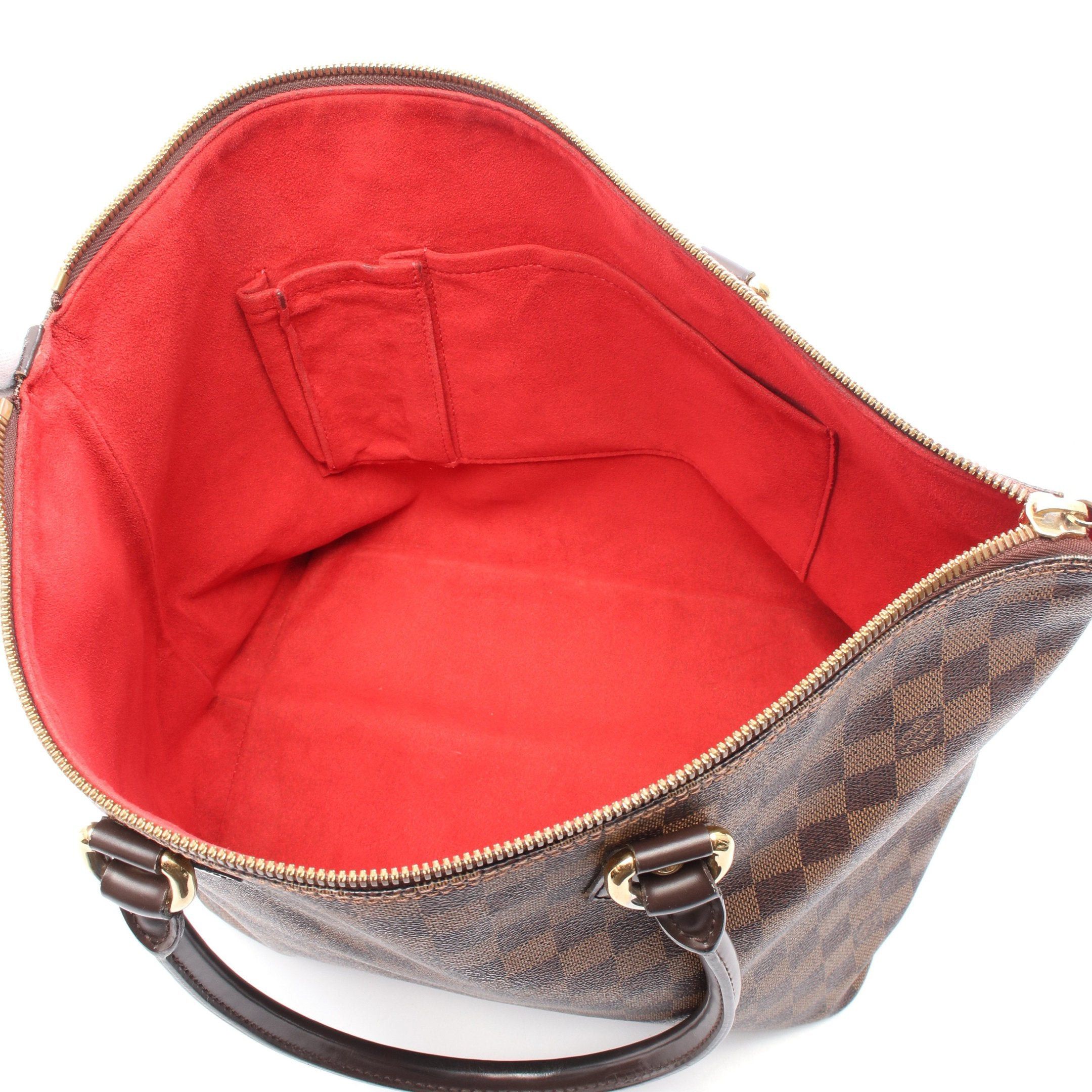Louis Vuitton Louis Vuitton Saleya Mm Damier Ebene Handbag Tote Bag Leather Brown Size ONE SIZE - 3 Thumbnail