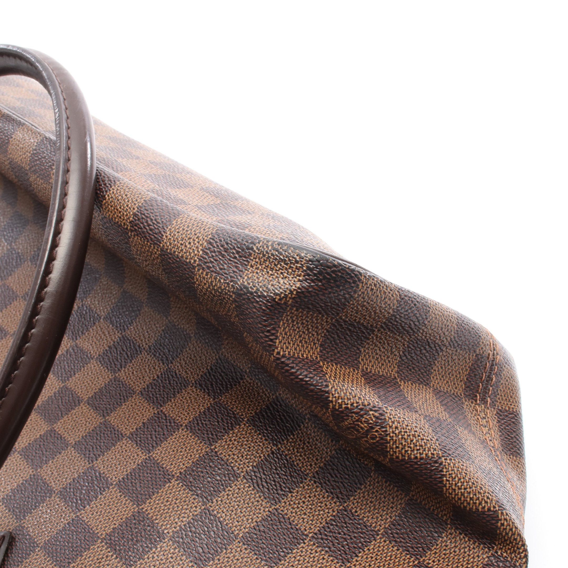 Louis Vuitton Louis Vuitton Saleya Mm Damier Ebene Handbag Tote Bag Leather Brown Size ONE SIZE - 10 Thumbnail