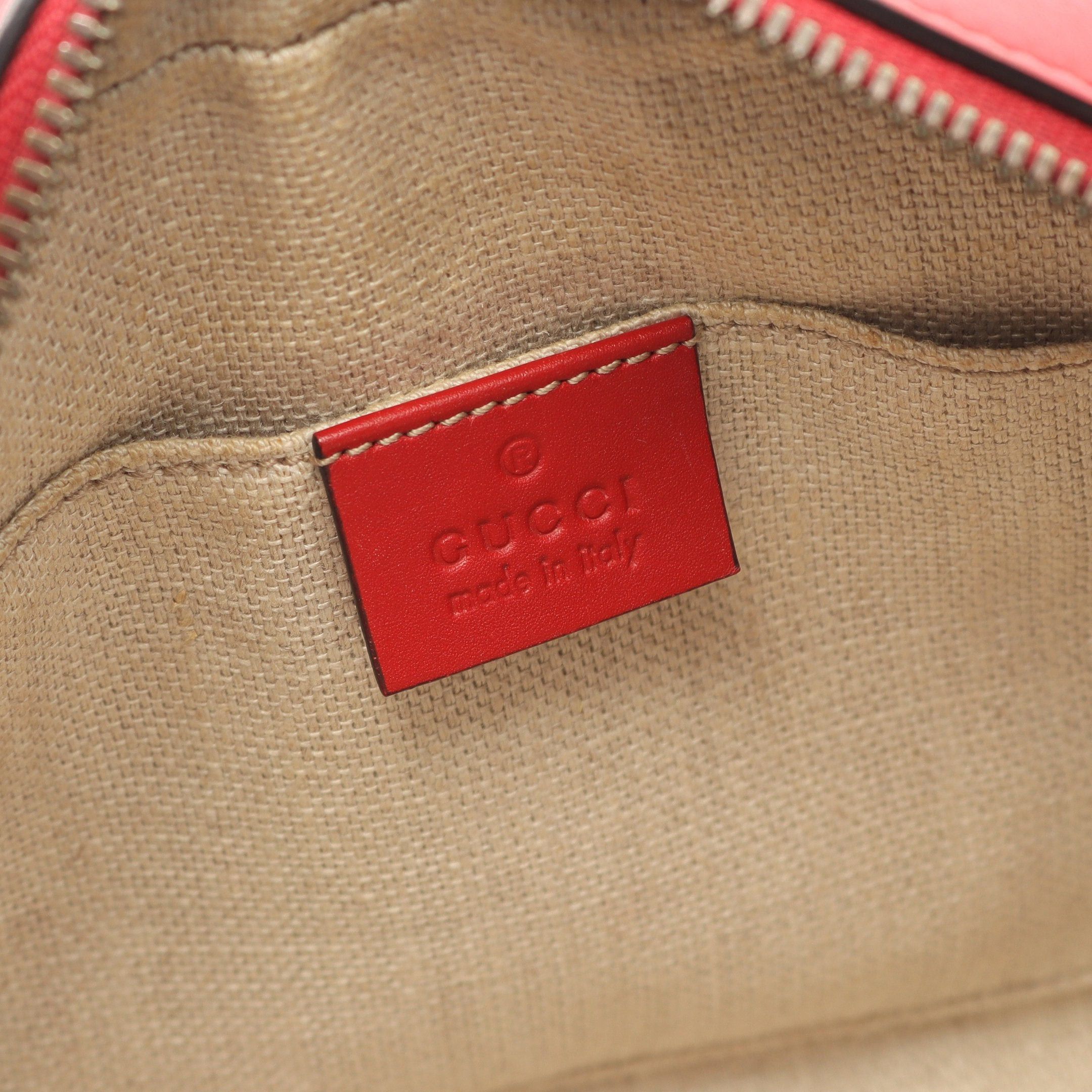 Gucci Gucci Webbing Line Shoulder Bag Leather Red Navy Size ONE SIZE - 4 Thumbnail