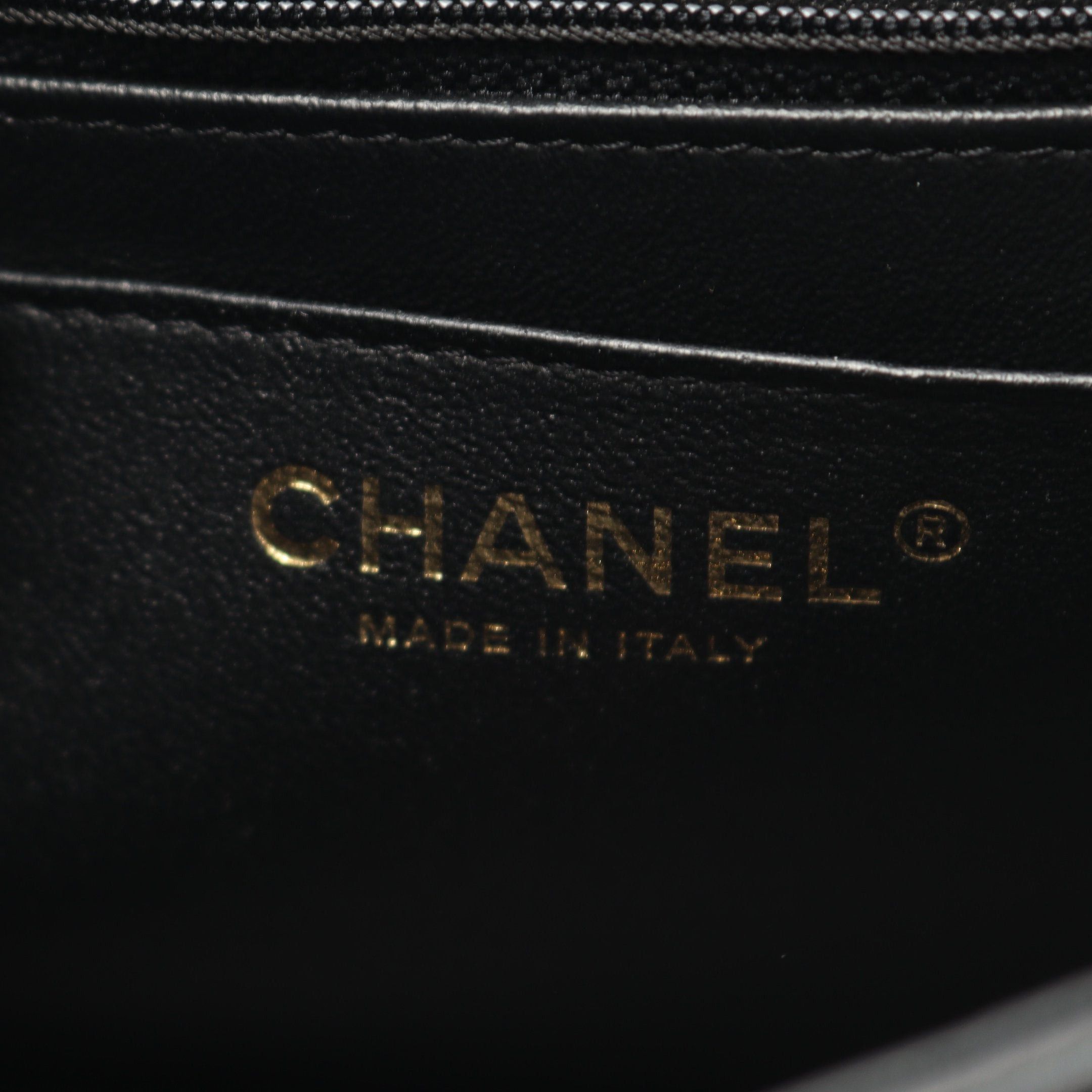 Chanel Chanel Mini Matelasse Chain Shoulder Bag Lambskin Black Gold Hardware Size ONE SIZE - 4 Thumbnail