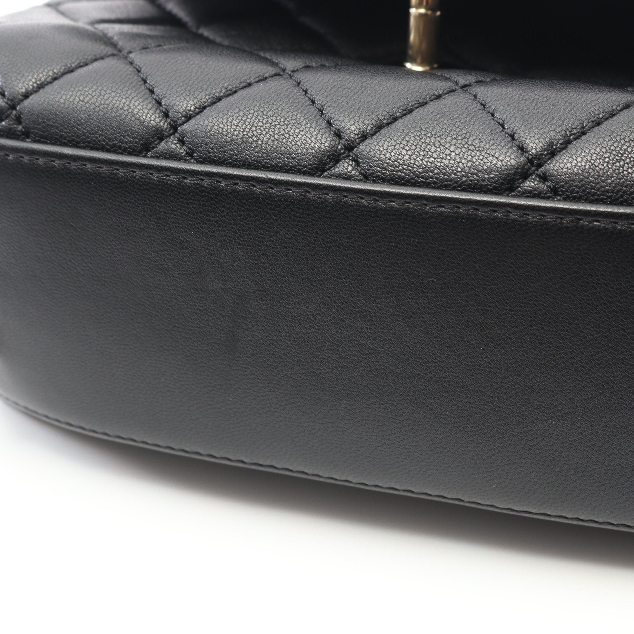 Chanel Chanel Coco Handle Xxs Top Handbag Lambskin Black Gold Hardware Size ONE SIZE - 8 Thumbnail