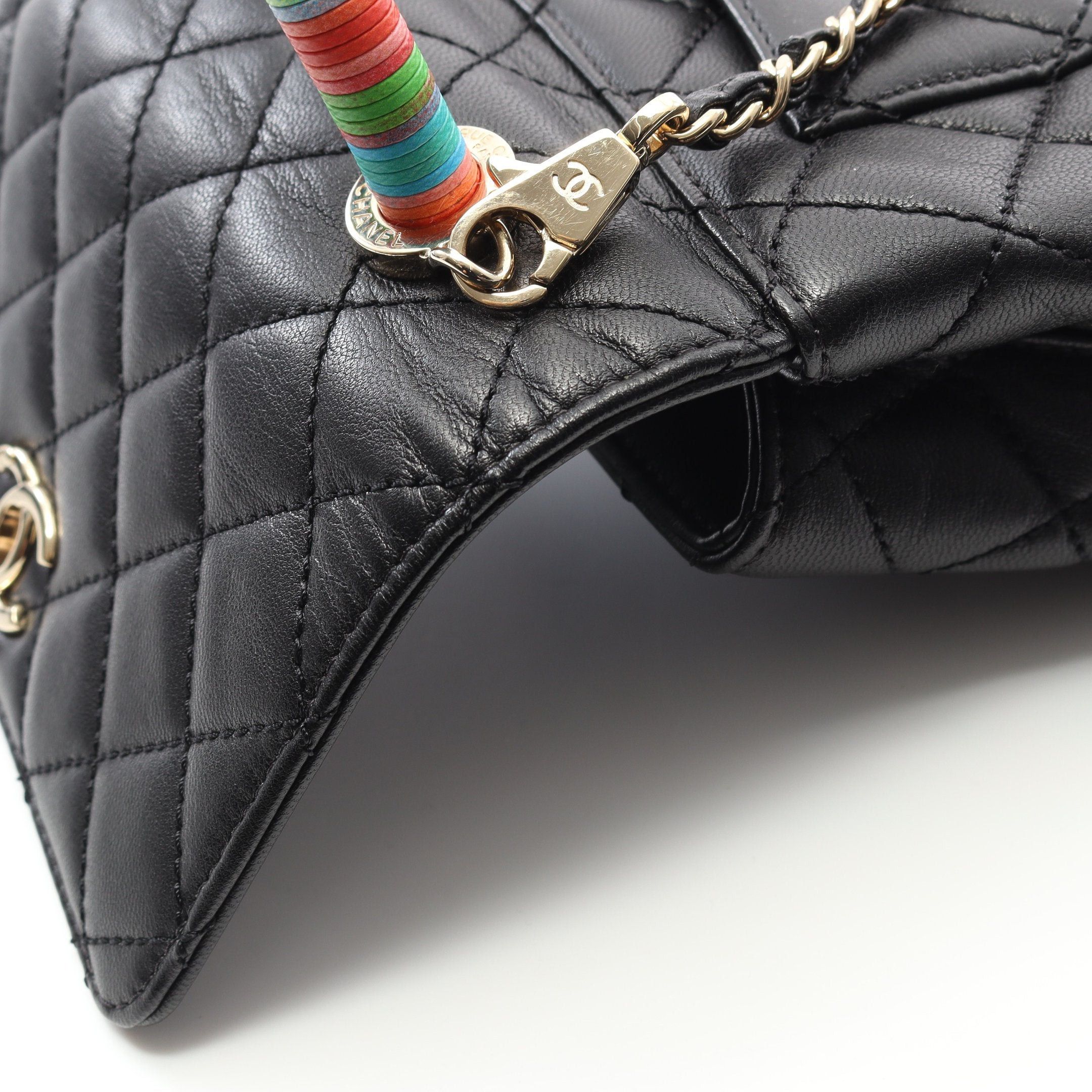 Chanel Chanel Coco Handle Xxs Top Handbag Lambskin Black Gold Hardware Size ONE SIZE - 9 Thumbnail