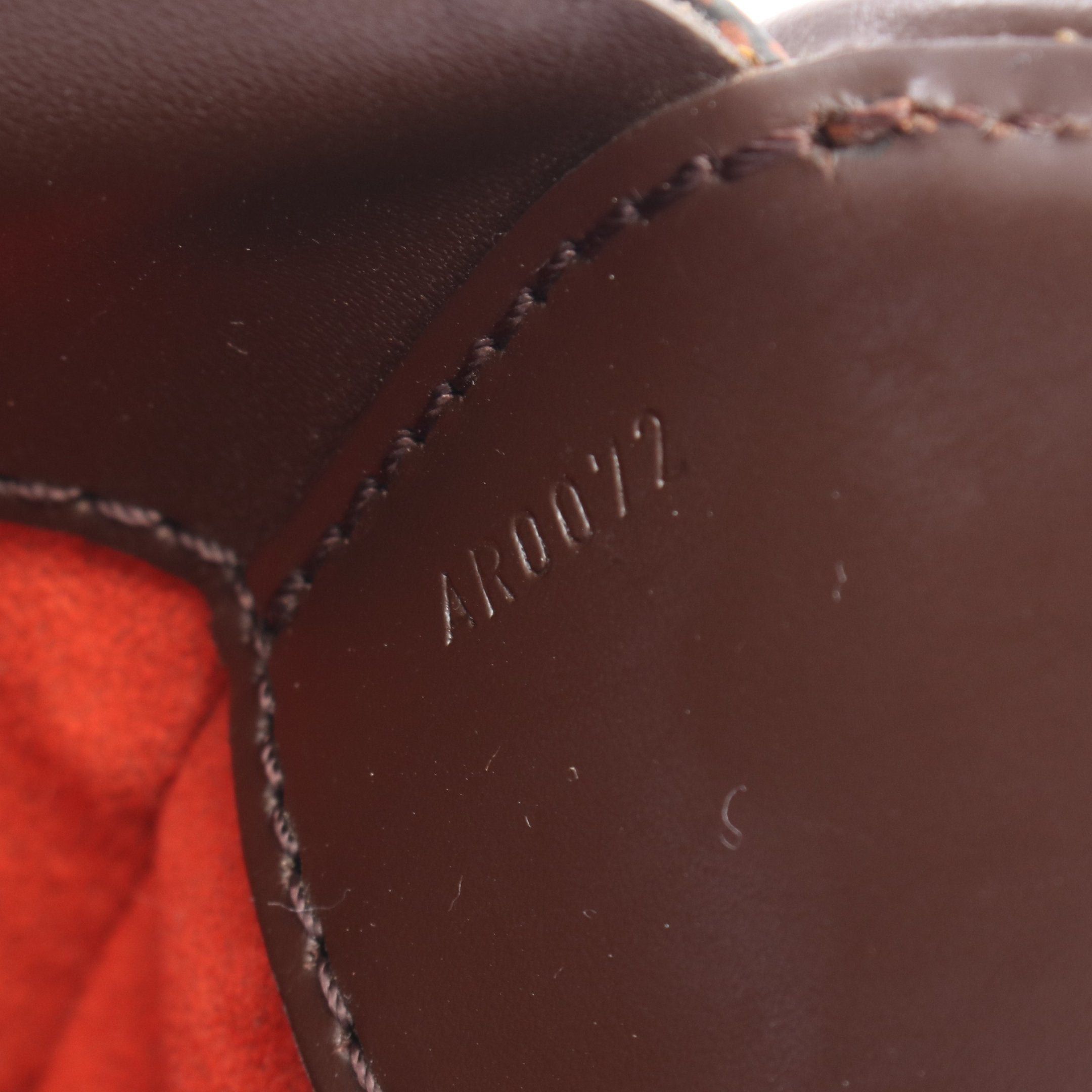 Louis Vuitton Louis Vuitton Saria Thor Damier Ebene Handbag Leather Brown Size ONE SIZE - 5 Thumbnail