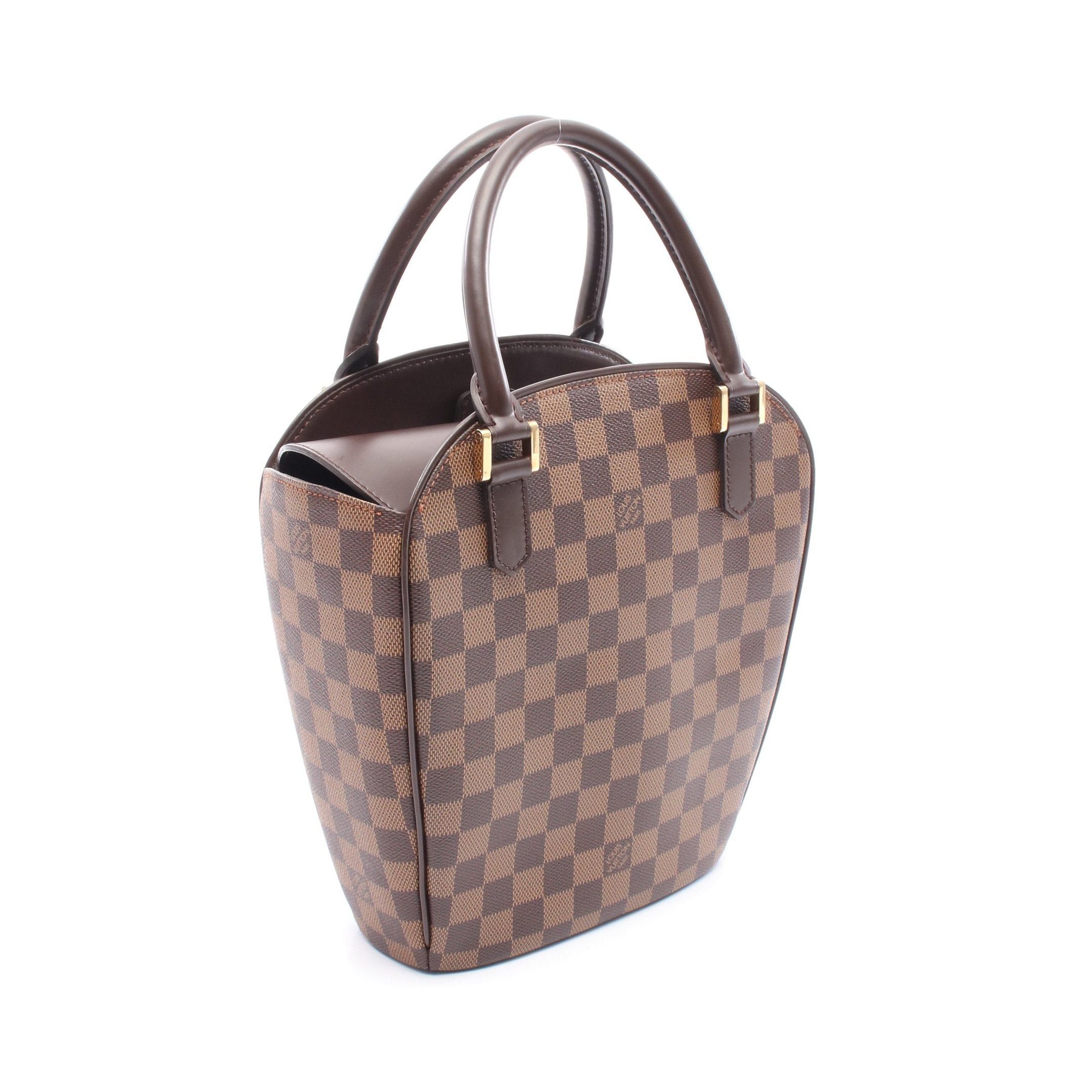 Louis Vuitton Louis Vuitton Saria Thor Damier Ebene Handbag Leather Brown Size ONE SIZE - 2 Thumbnail