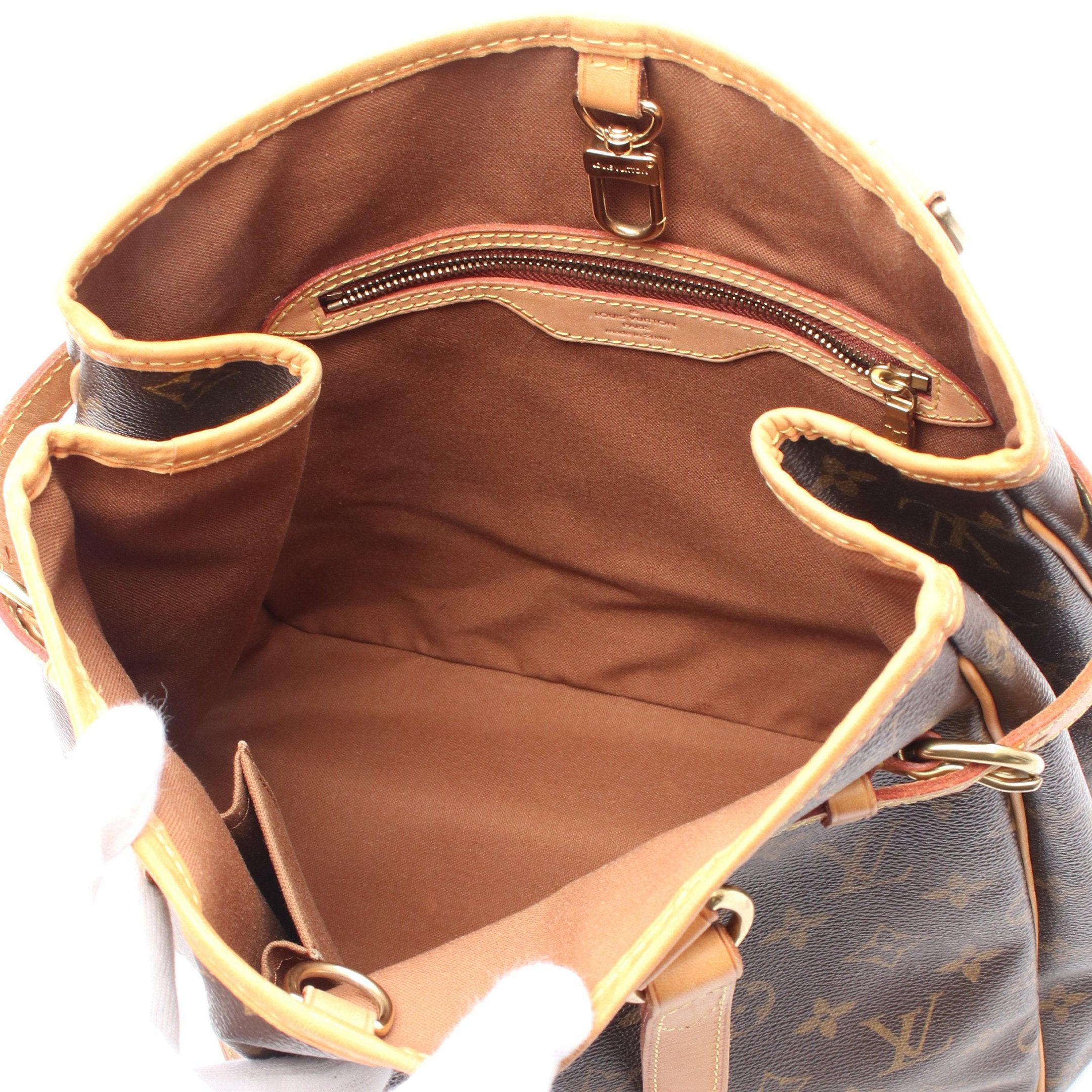Louis Vuitton Louis Vuitton Batignolles Vertical Monogram Shoulder Bag Tote Leather Brown Size ONE SIZE - 3 Thumbnail