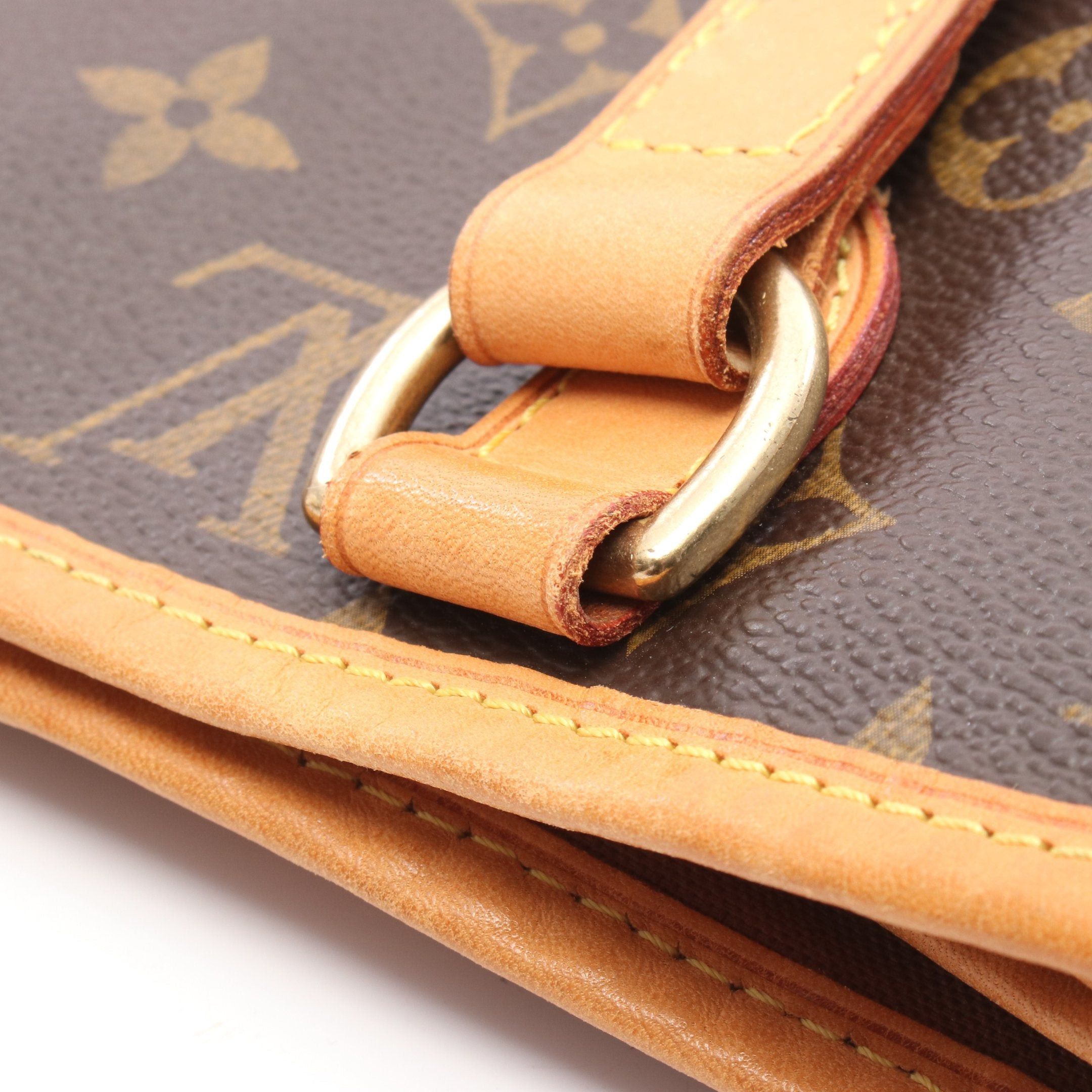 Louis Vuitton Louis Vuitton Batignolles Vertical Monogram Shoulder Bag Tote Leather Brown Size ONE SIZE - 10 Thumbnail