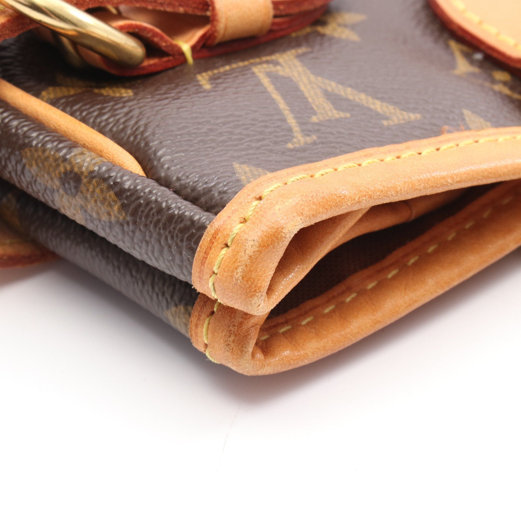 Louis Vuitton Louis Vuitton Batignolles Vertical Monogram Shoulder Bag Tote Leather Brown Size ONE SIZE - 8 Thumbnail