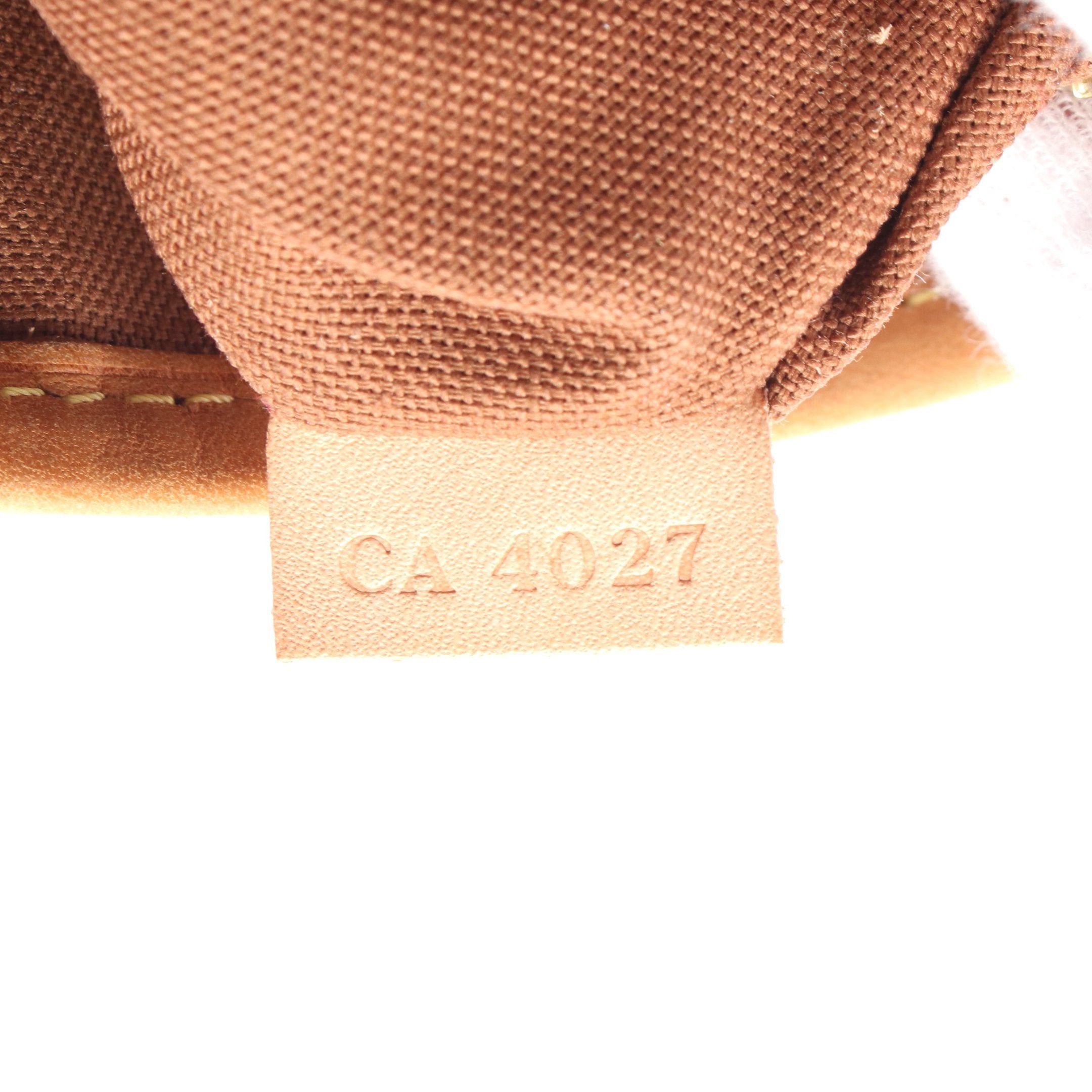 Louis Vuitton Louis Vuitton Batignolles Vertical Monogram Shoulder Bag Tote Leather Brown Size ONE SIZE - 5 Thumbnail