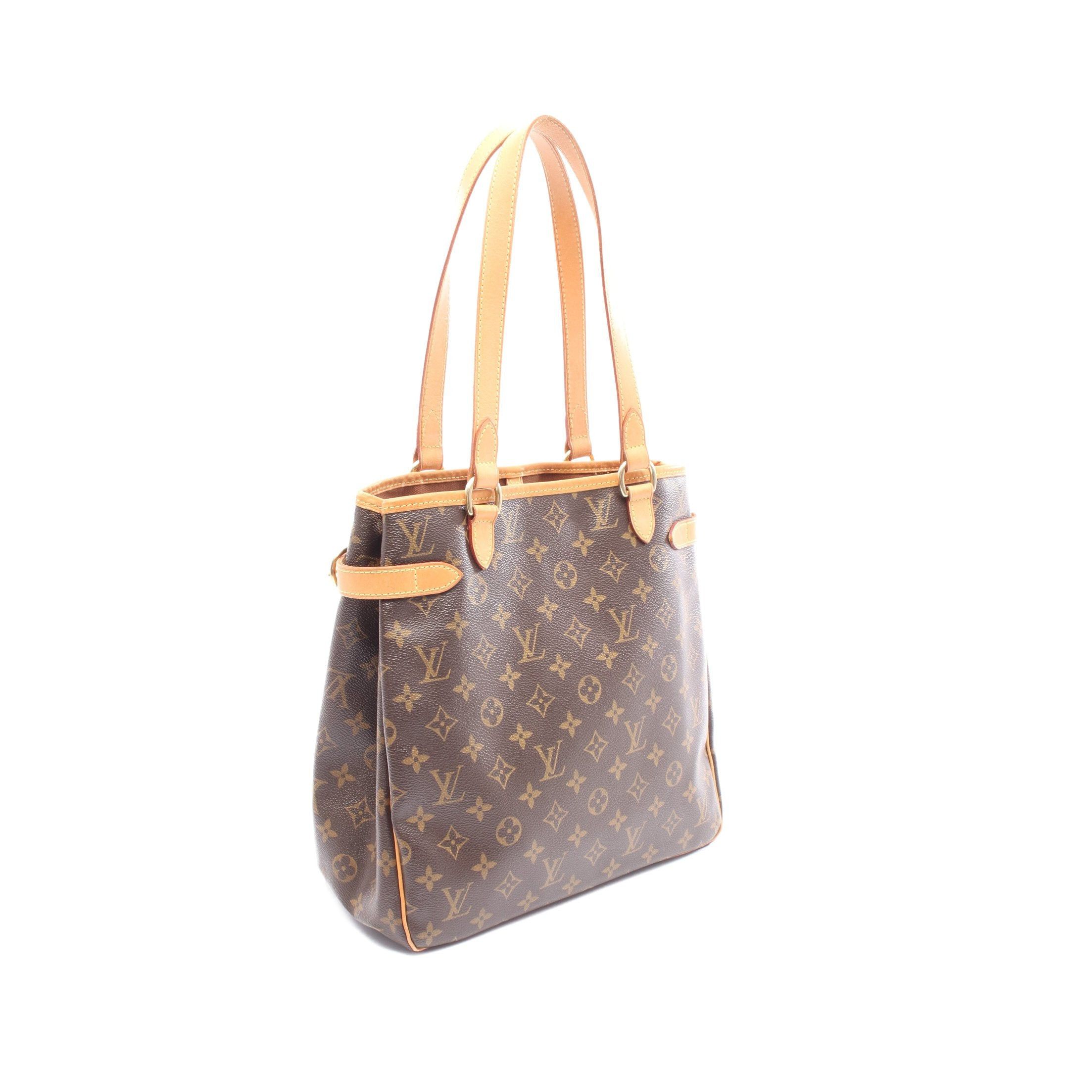 Louis Vuitton Louis Vuitton Batignolles Vertical Monogram Shoulder Bag Tote Leather Brown Size ONE SIZE - 2 Thumbnail