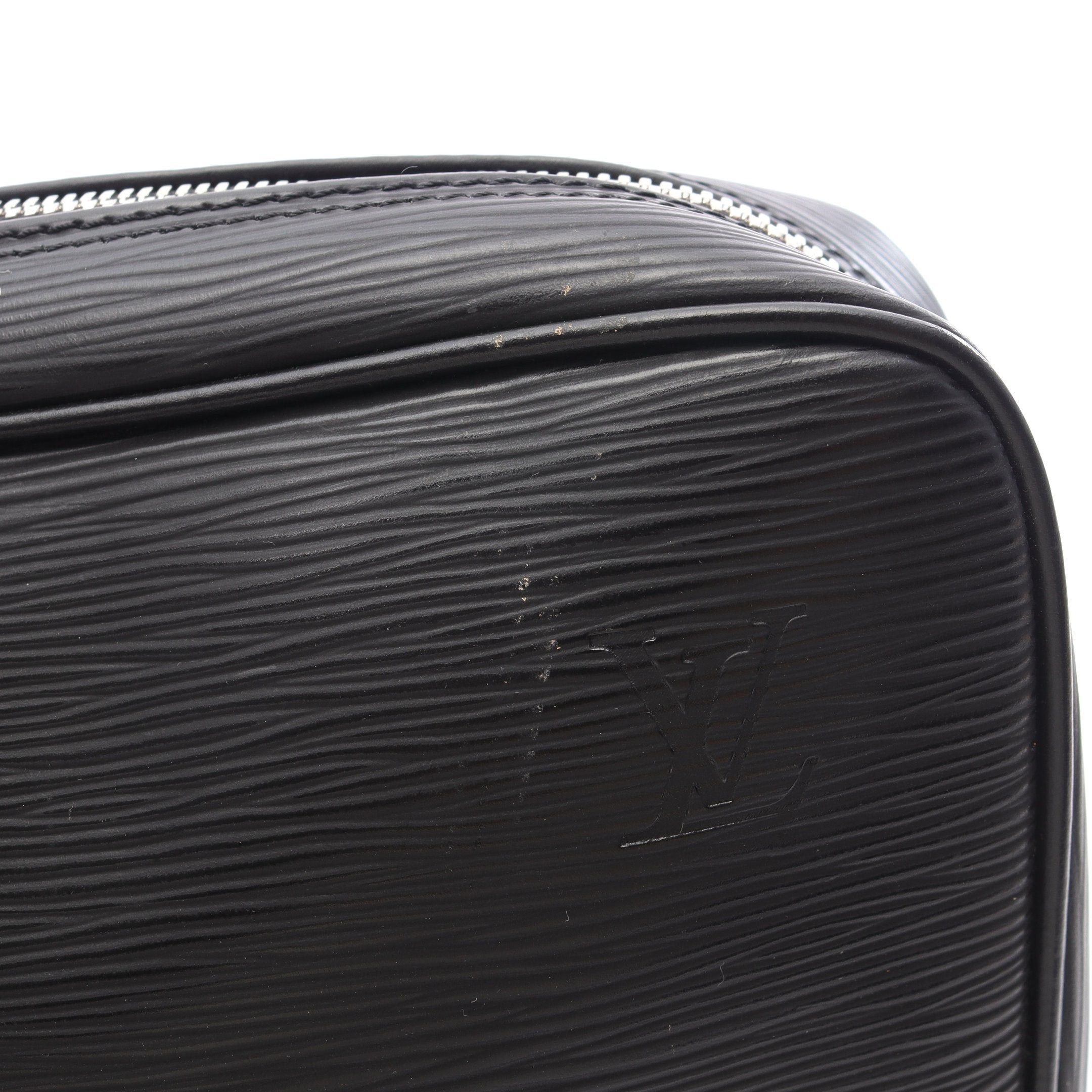 Louis Vuitton Louis Vuitton Porte Document Voyage Epi Noir Business Bag Briefcase Leather Black Size ONE SIZE - 7 Thumbnail
