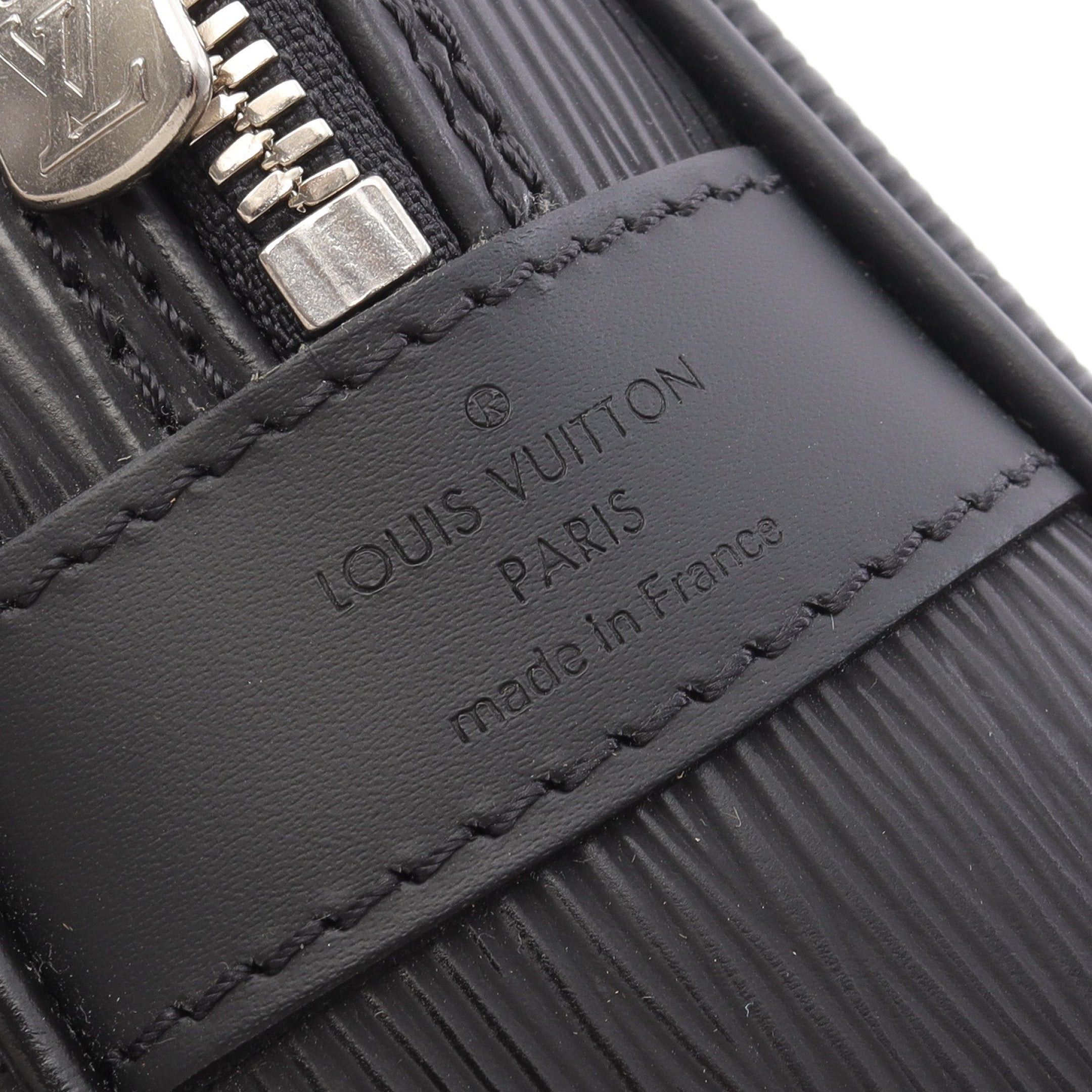 Louis Vuitton Louis Vuitton Porte Document Voyage Epi Noir Business Bag Briefcase Leather Black Size ONE SIZE - 4 Thumbnail