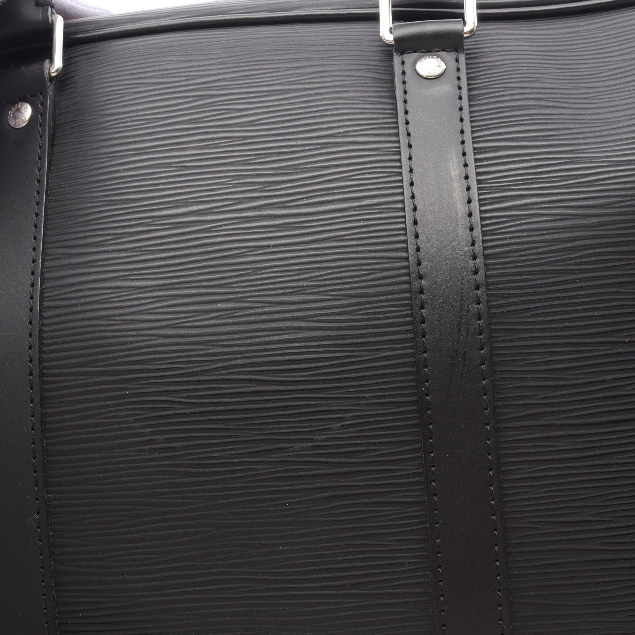 Louis Vuitton Louis Vuitton Porte Document Voyage Epi Noir Business Bag Briefcase Leather Black Size ONE SIZE - 6 Thumbnail