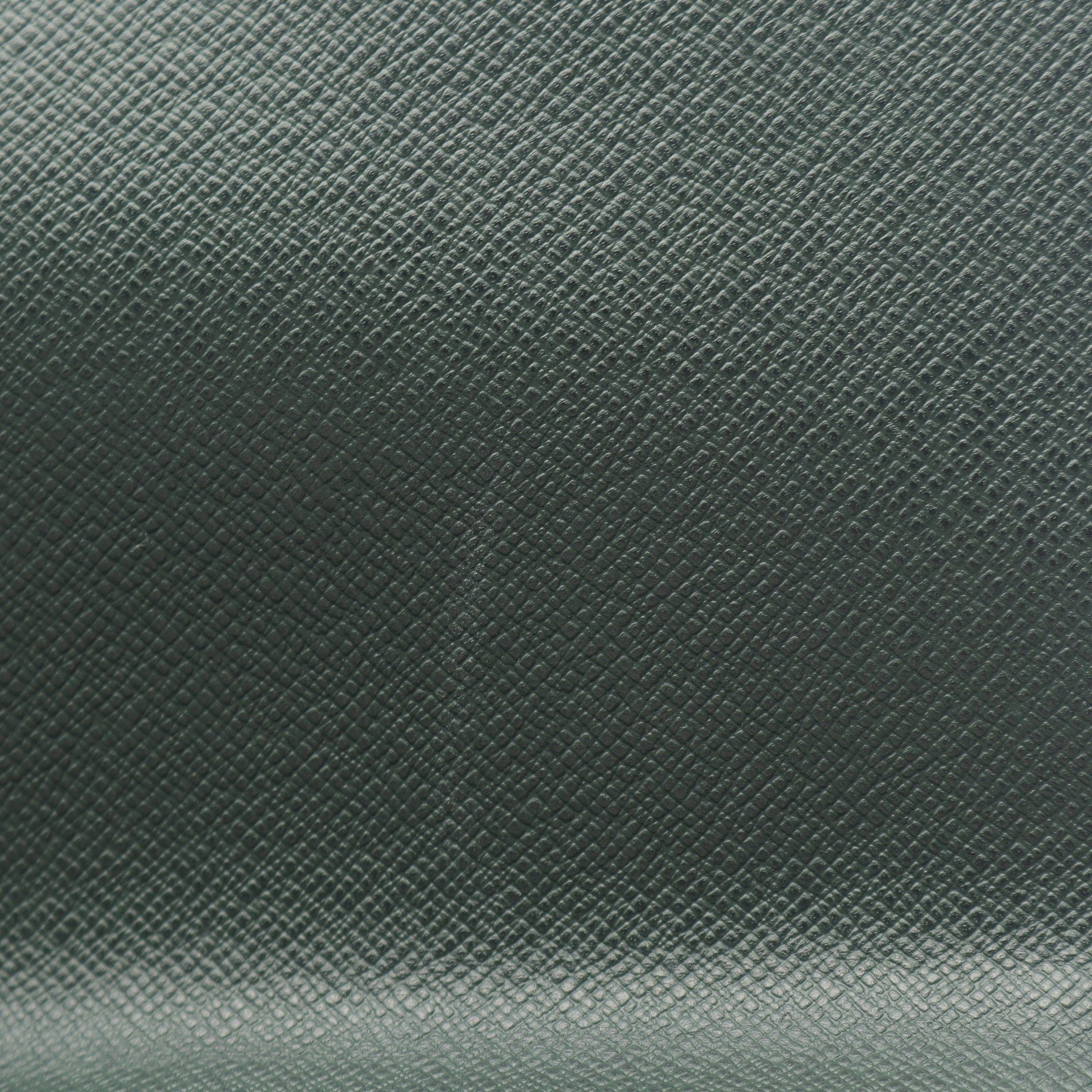 Louis Vuitton Louis Vuitton Porte Document Angara Taiga Briefcase Business Bag Leather Green Size ONE SIZE - 9 Thumbnail