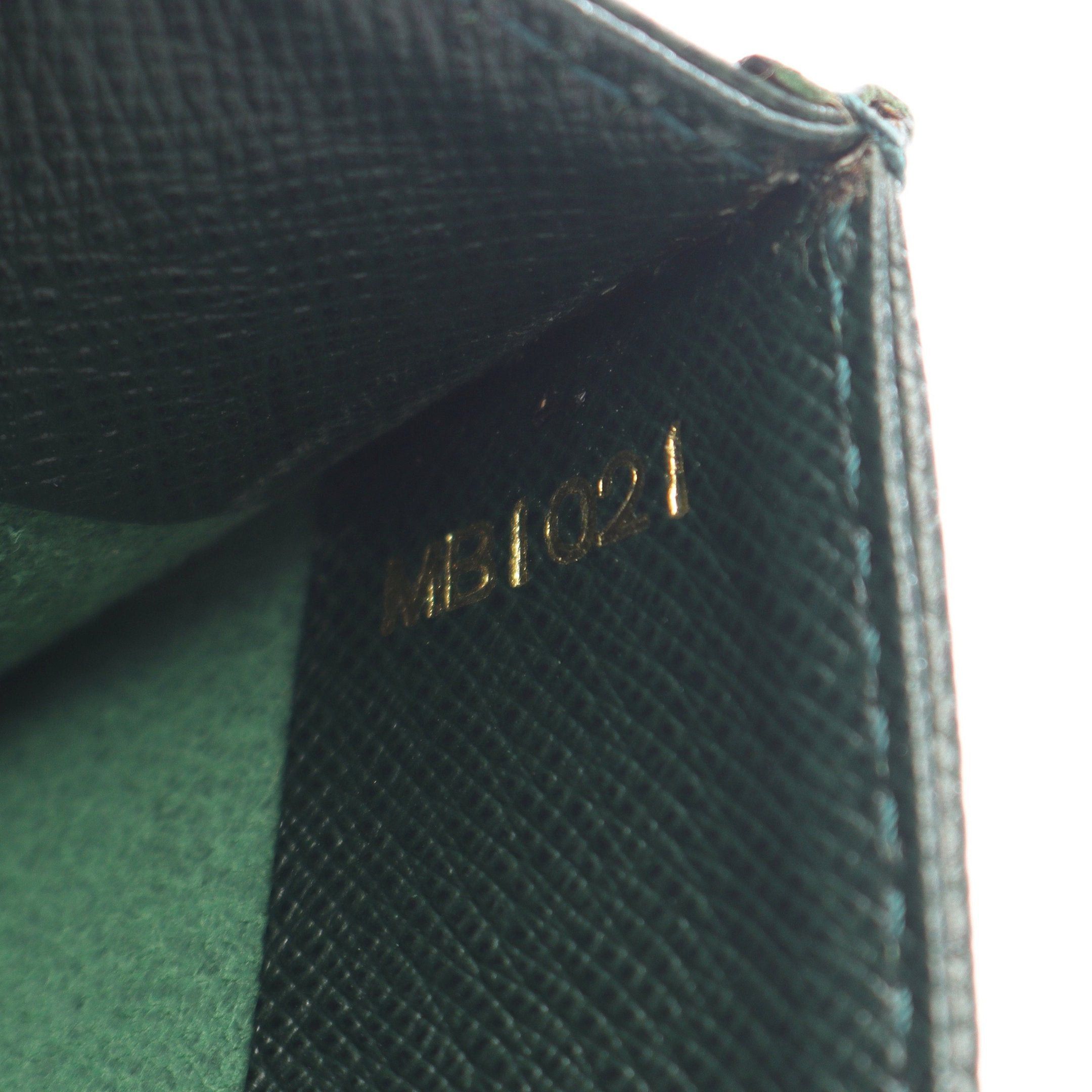 Louis Vuitton Louis Vuitton Porte Document Angara Taiga Briefcase Business Bag Leather Green Size ONE SIZE - 5 Thumbnail