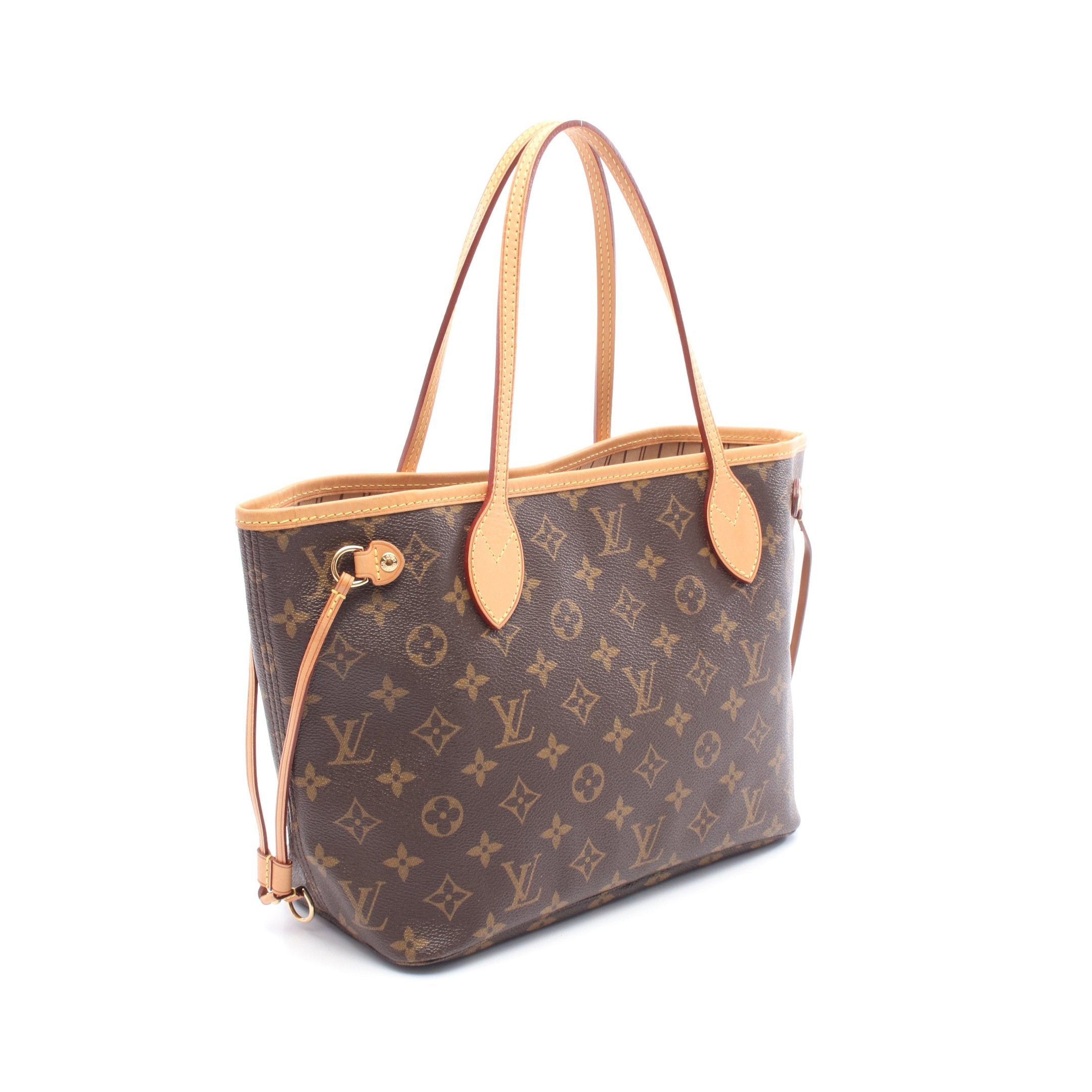 Louis Vuitton Louis Vuitton Neverfull Pm Monogram Handbag Tote Bag Leather Brown Size ONE SIZE - 2 Thumbnail