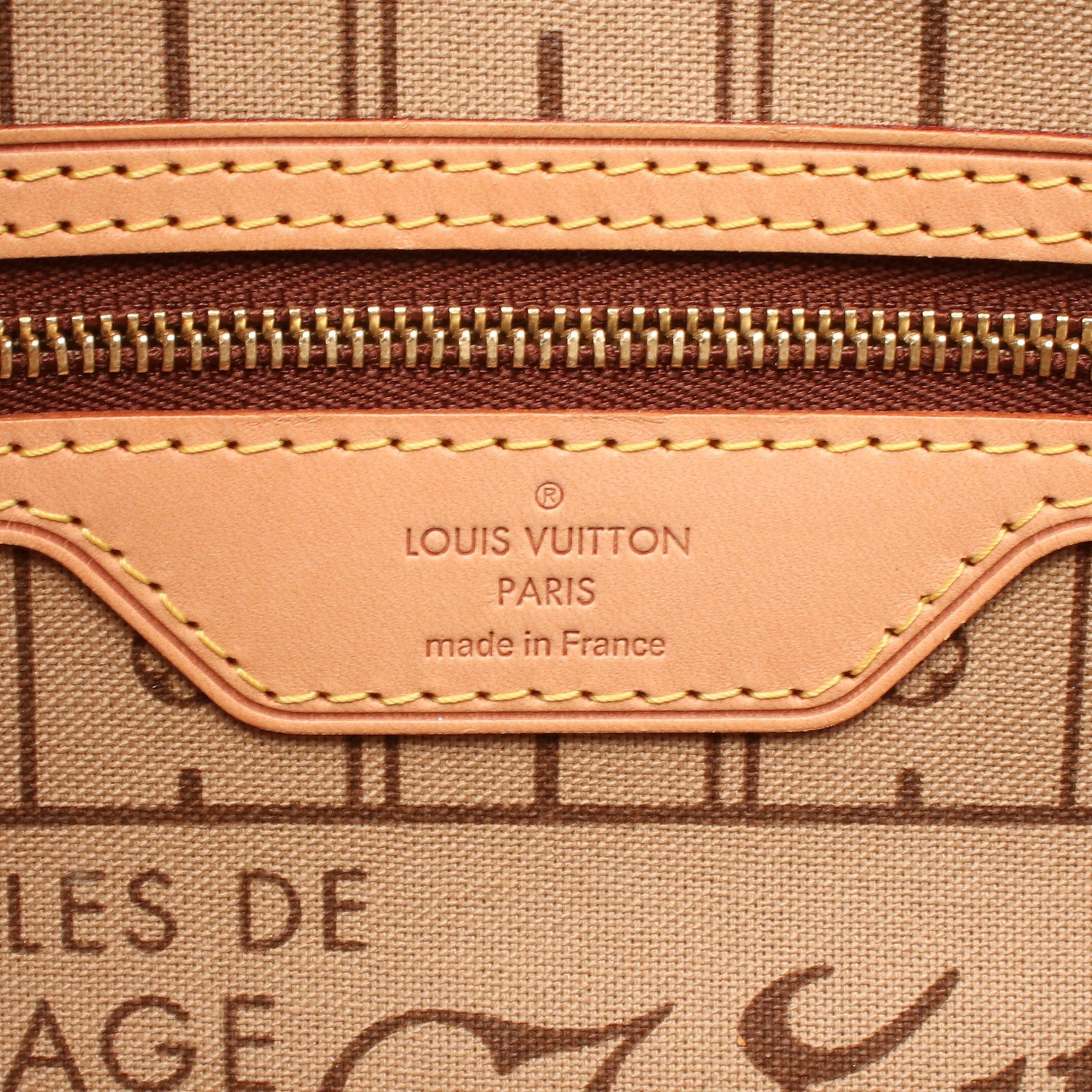Louis Vuitton Louis Vuitton Neverfull Pm Monogram Handbag Tote Bag Leather Brown Size ONE SIZE - 4 Thumbnail