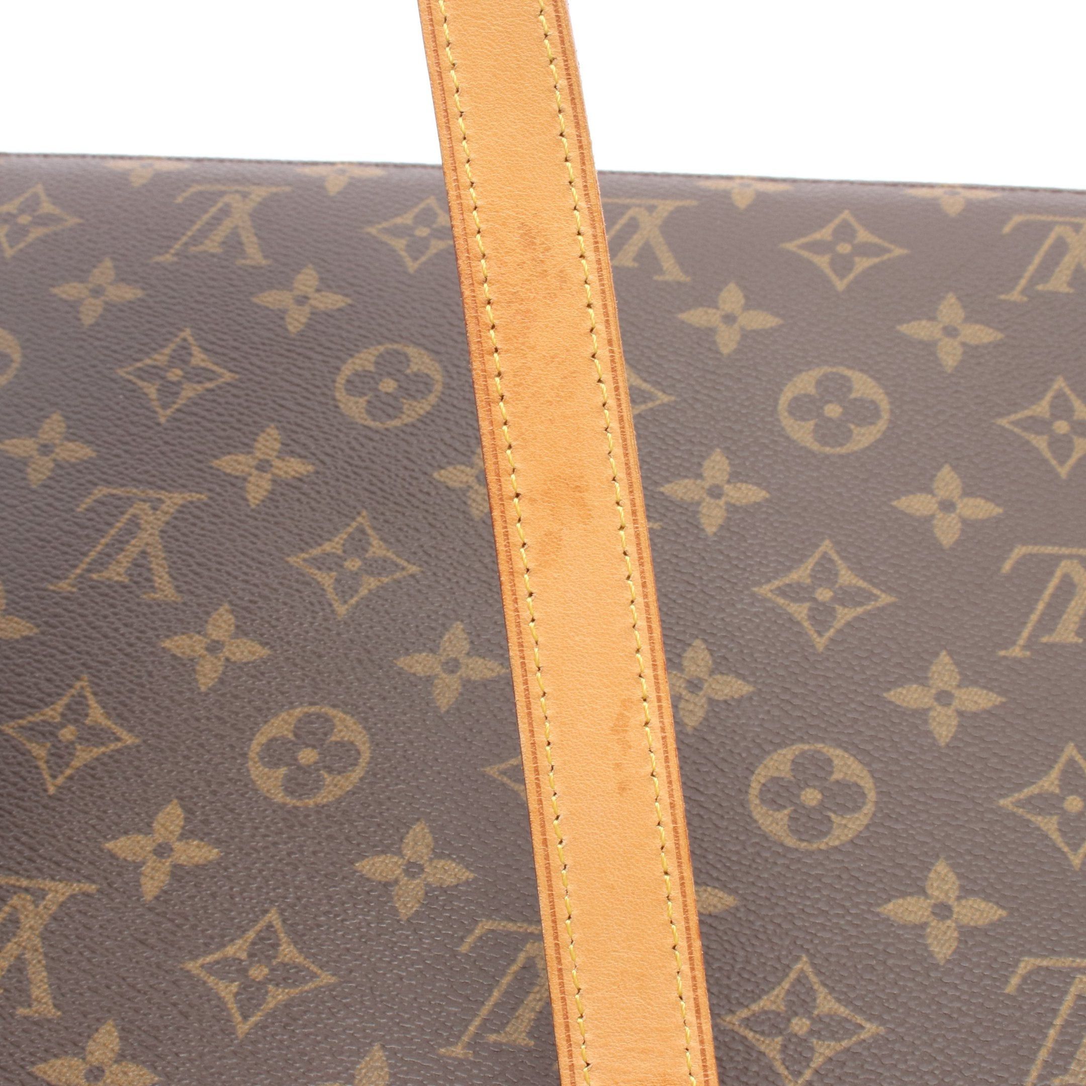 Louis Vuitton Louis Vuitton Luco Monogram Shoulder Bag Tote Leather Brown Size ONE SIZE - 9 Thumbnail