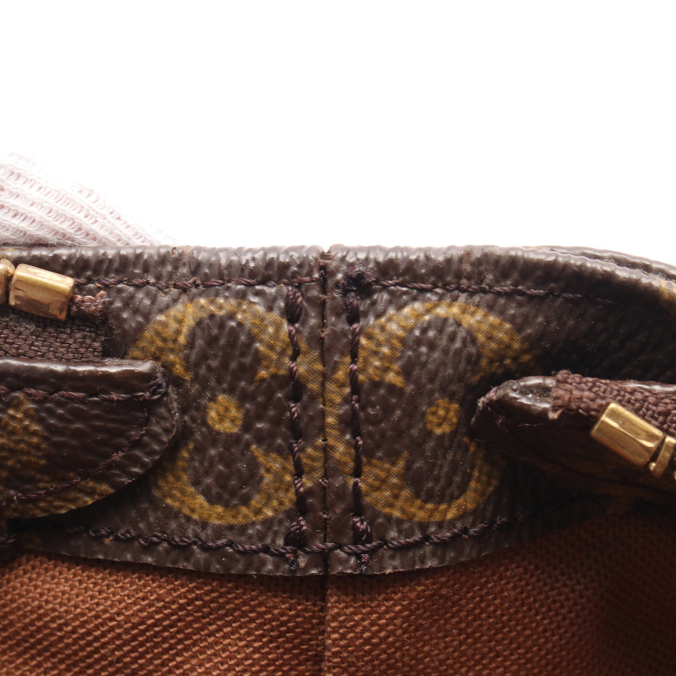 Louis Vuitton Louis Vuitton Cabas Piano Monogram Shoulder Bag Leather Brown Size ONE SIZE - 12 Thumbnail