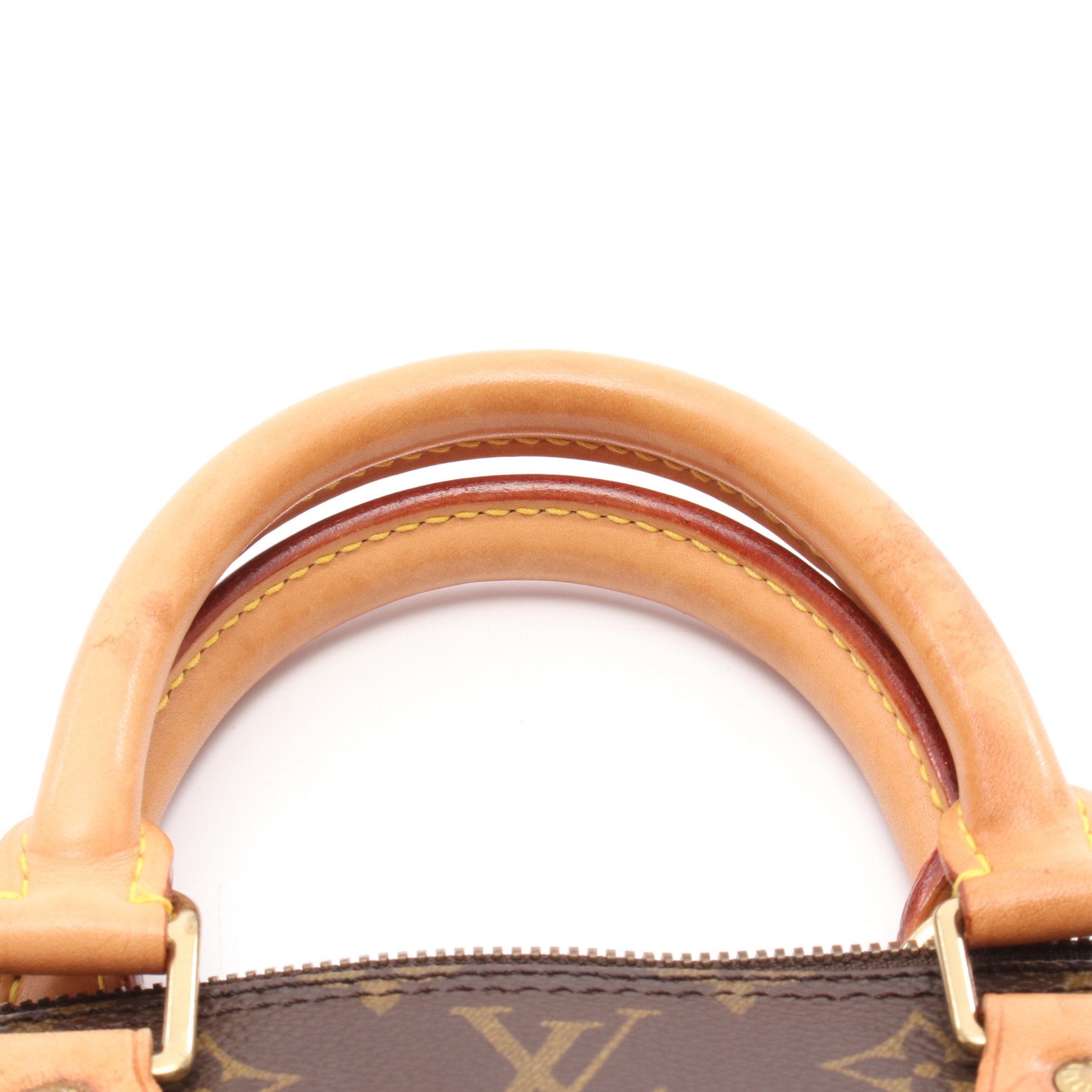 Louis Vuitton Louis Vuitton Alma Pm Monogram Handbag Leather Brown Size ONE SIZE - 7 Thumbnail
