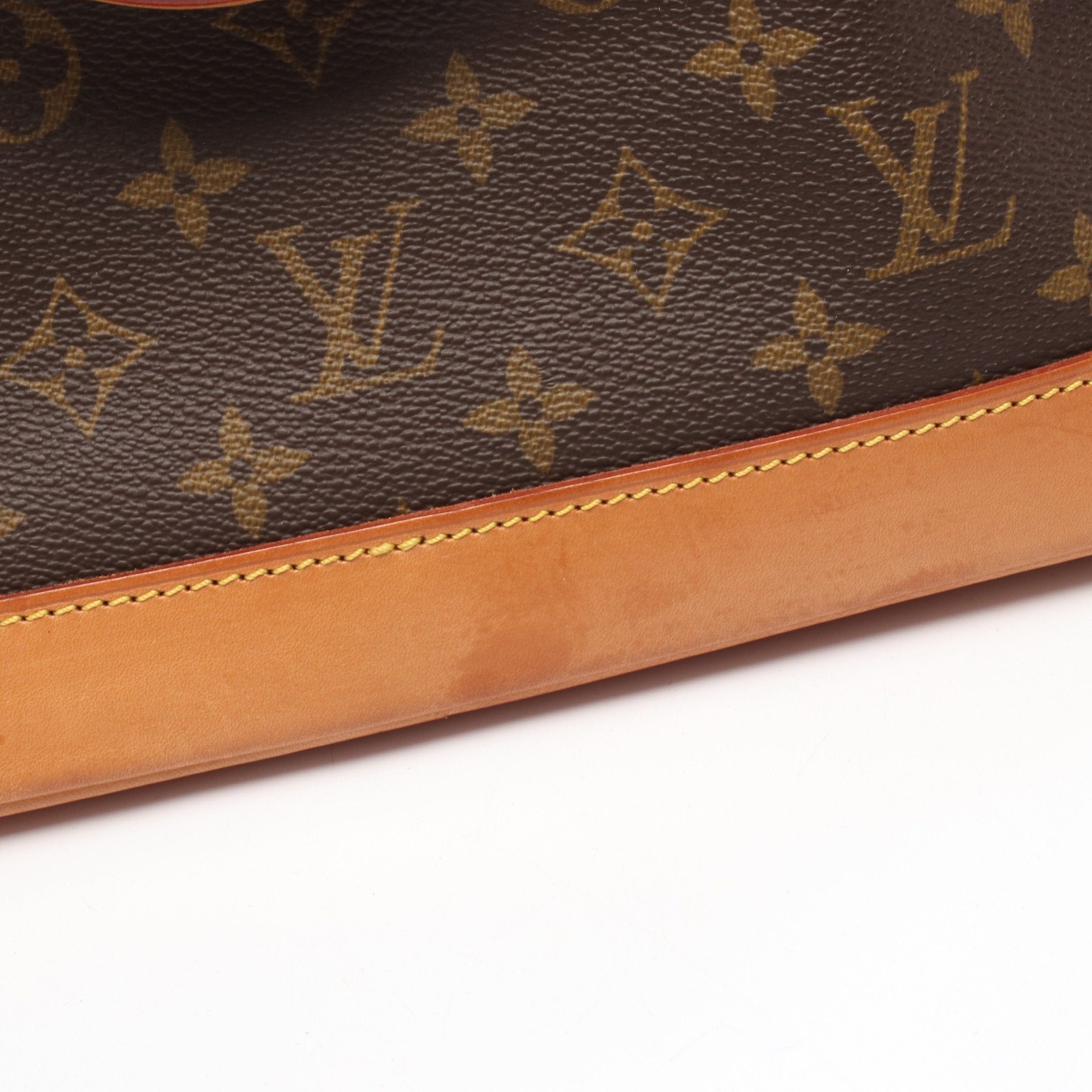 Louis Vuitton Louis Vuitton Alma Pm Monogram Handbag Leather Brown Size ONE SIZE - 8 Thumbnail