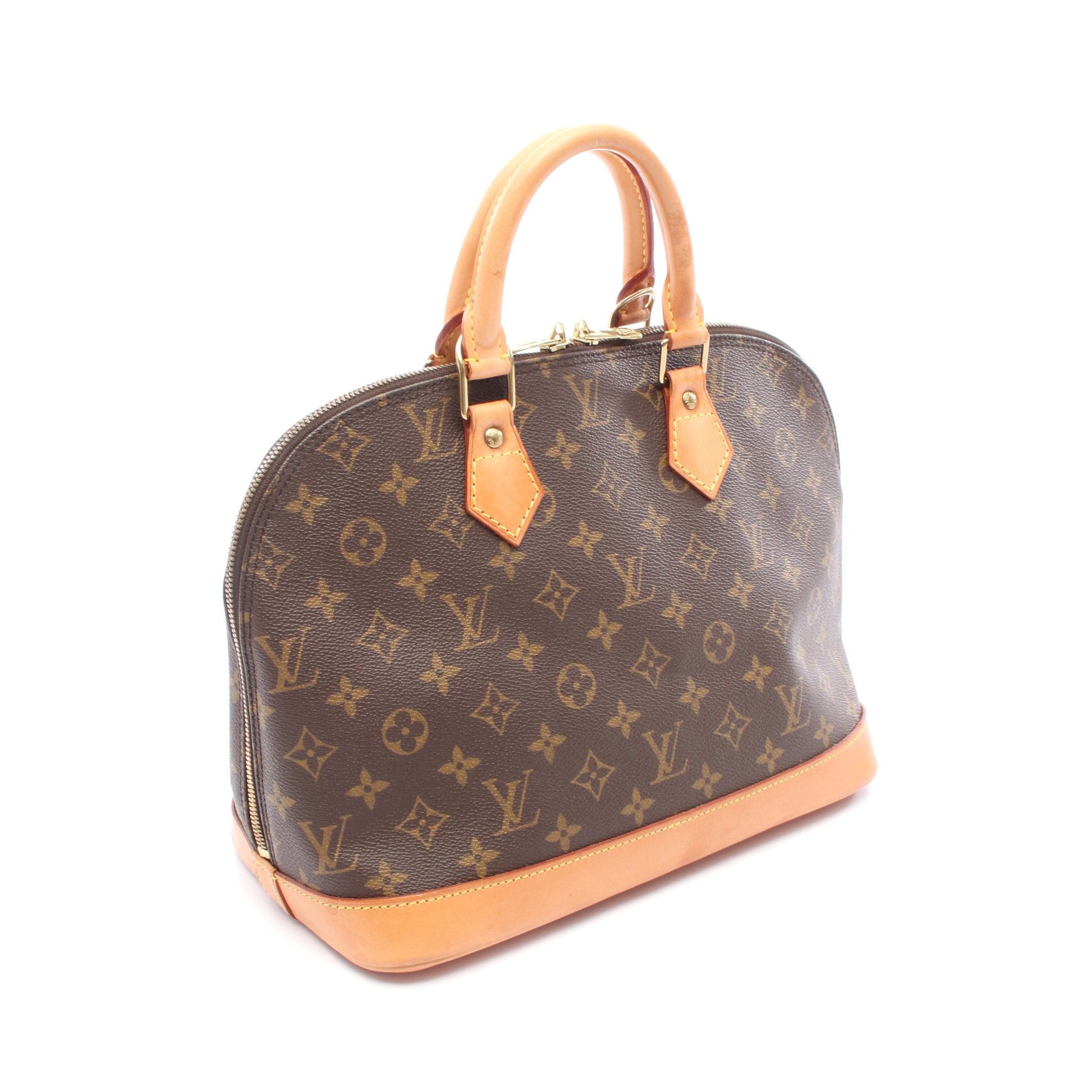 Louis Vuitton Louis Vuitton Alma Pm Monogram Handbag Leather Brown Size ONE SIZE - 2 Thumbnail
