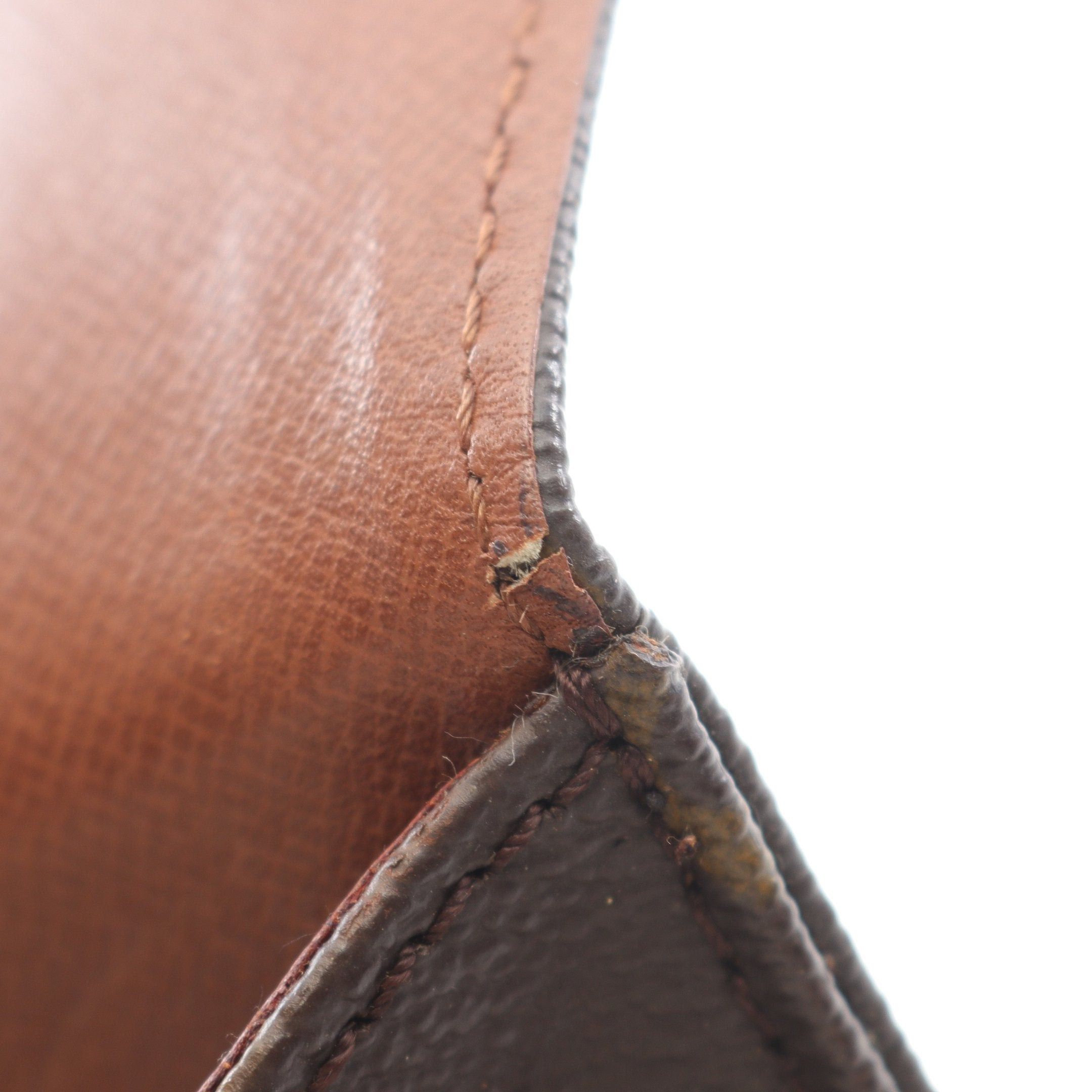 Louis Vuitton Louis Vuitton Cartesier Mm Monogram Shoulder Bag Leather Brown Size ONE SIZE - 7 Thumbnail