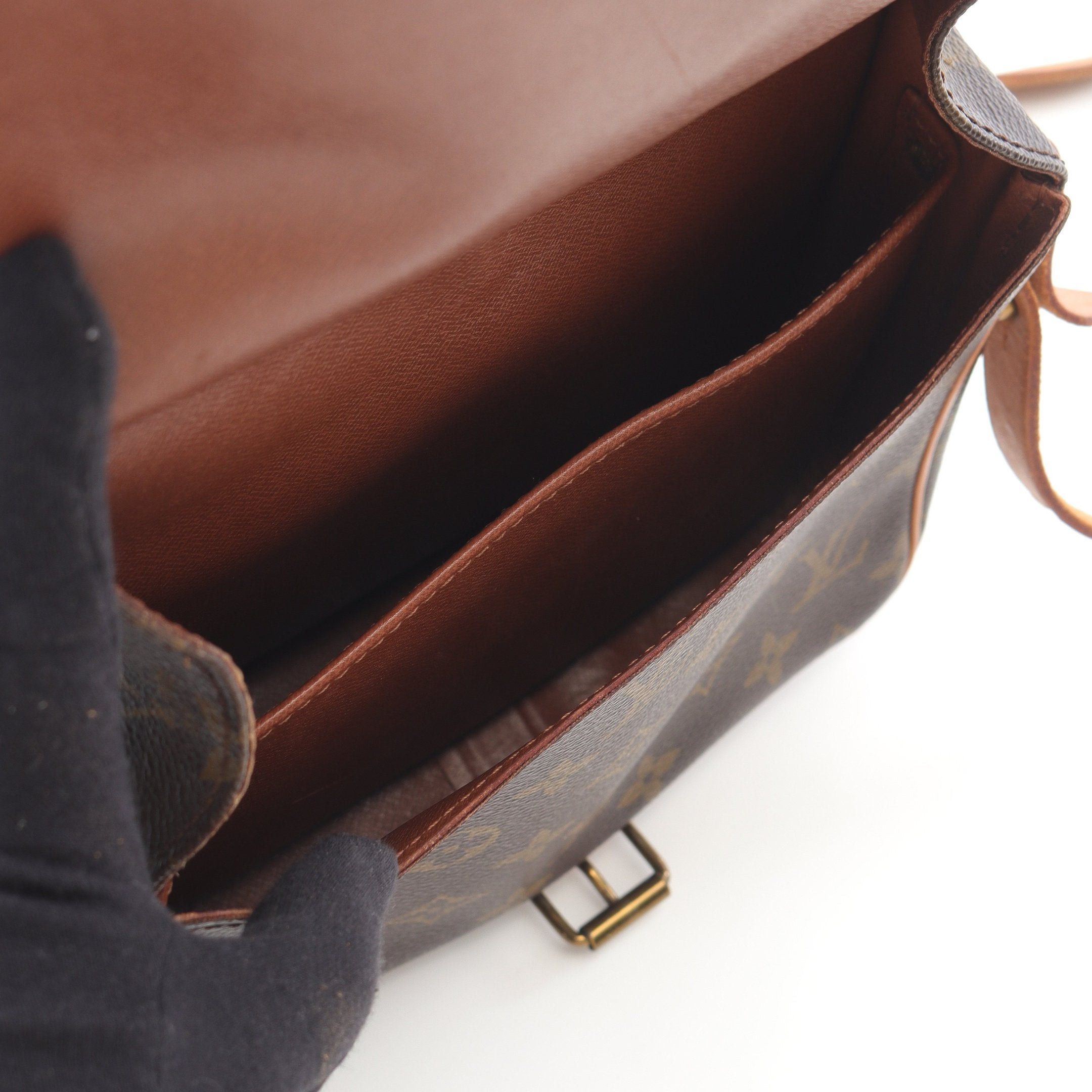 Louis Vuitton Louis Vuitton Cartesier Mm Monogram Shoulder Bag Leather Brown Size ONE SIZE - 3 Thumbnail