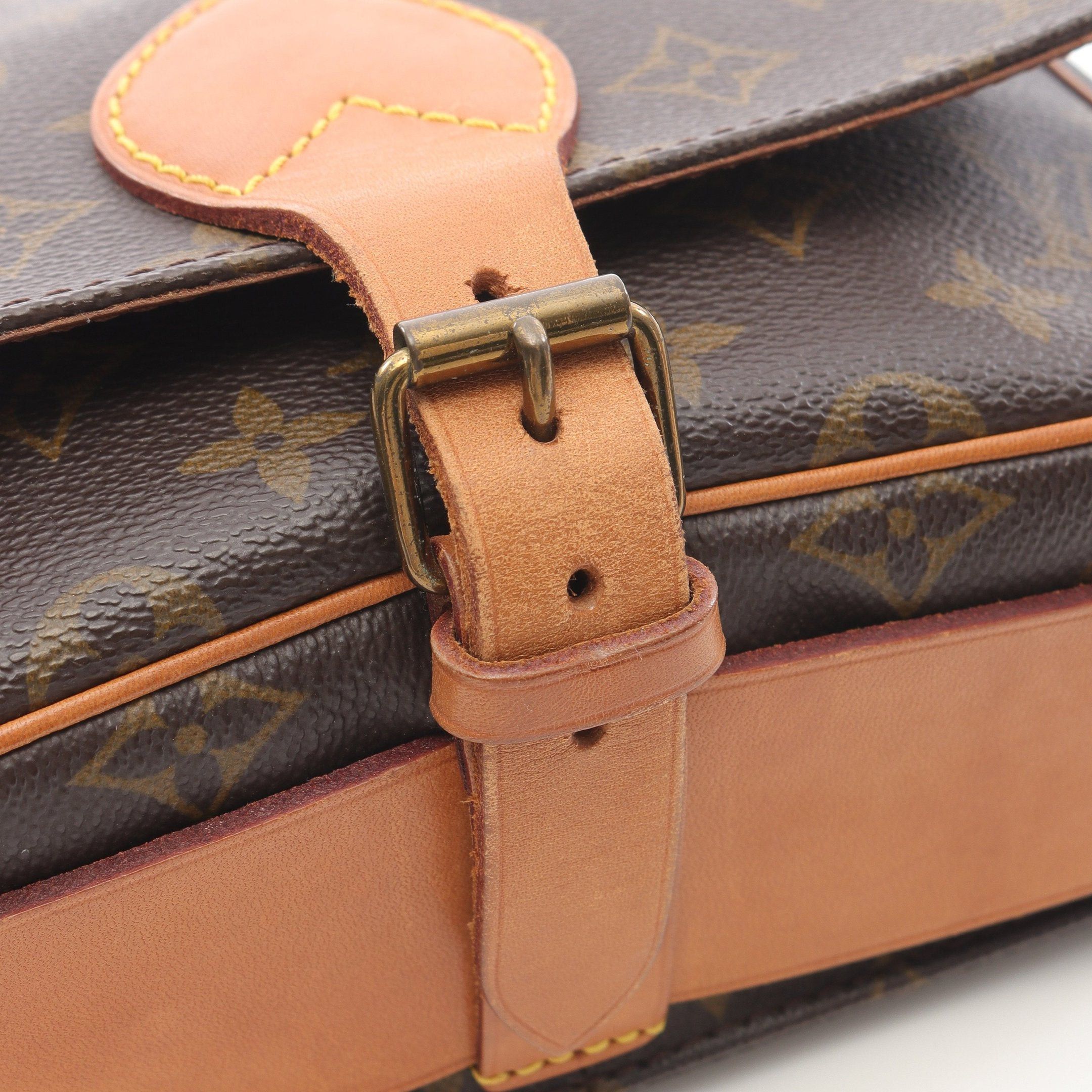Louis Vuitton Louis Vuitton Cartesier Mm Monogram Shoulder Bag Leather Brown Size ONE SIZE - 10 Thumbnail