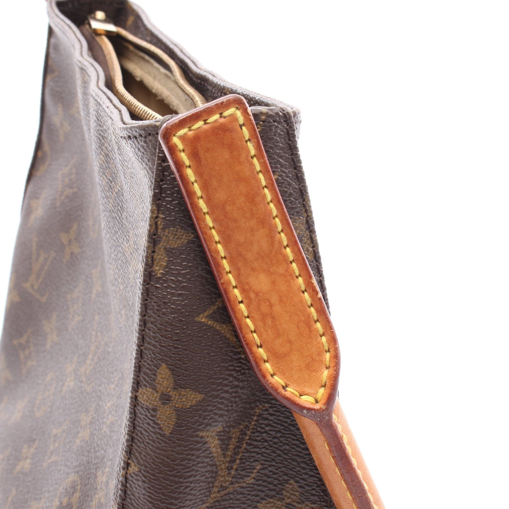 Louis Vuitton Louis Vuitton Looping Mm Monogram Shoulder Bag Leather Brown Size ONE SIZE - 8 Thumbnail