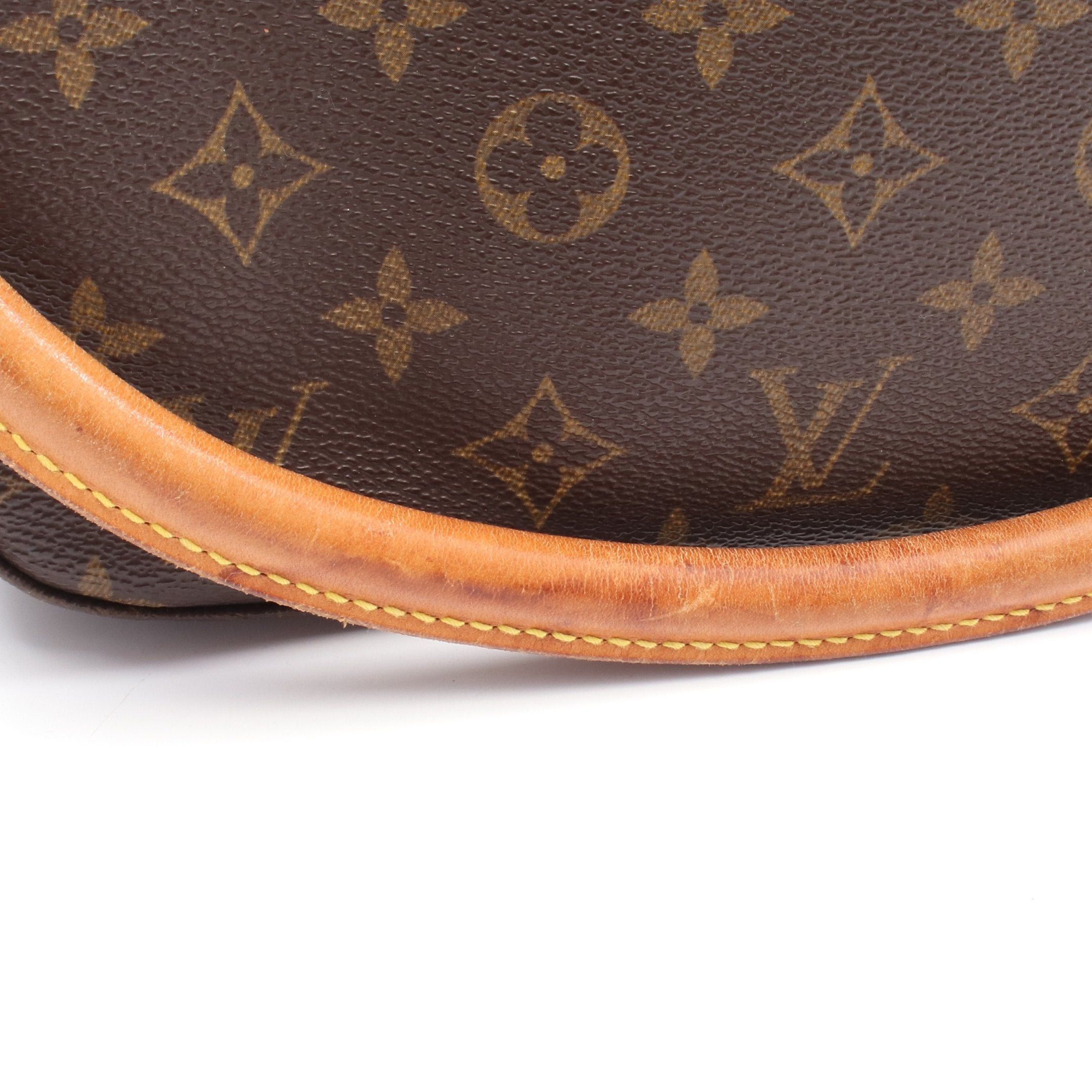 Louis Vuitton Louis Vuitton Looping Mm Monogram Shoulder Bag Leather Brown Size ONE SIZE - 7 Thumbnail