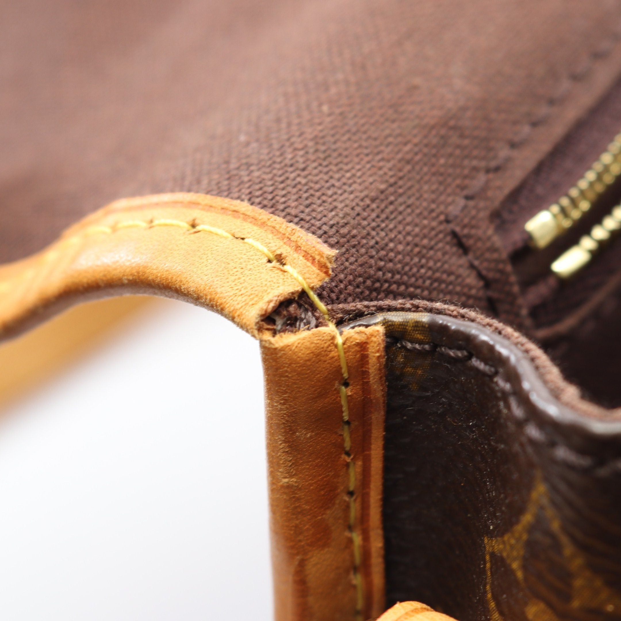 Louis Vuitton Louis Vuitton Menilmontant Pm Monogram Shoulder Bag Leather Brown Size ONE SIZE - 8 Thumbnail