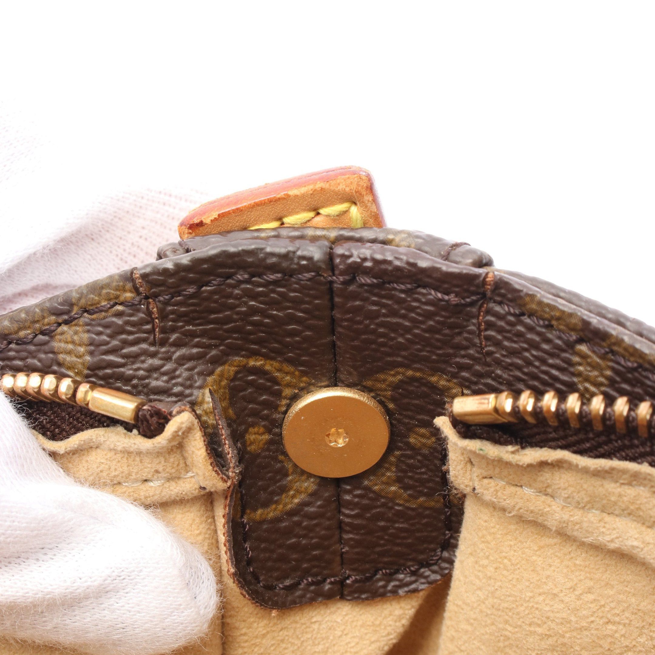 Louis Vuitton Louis Vuitton Looping Mm Monogram Shoulder Bag Leather Brown Size ONE SIZE - 9 Thumbnail