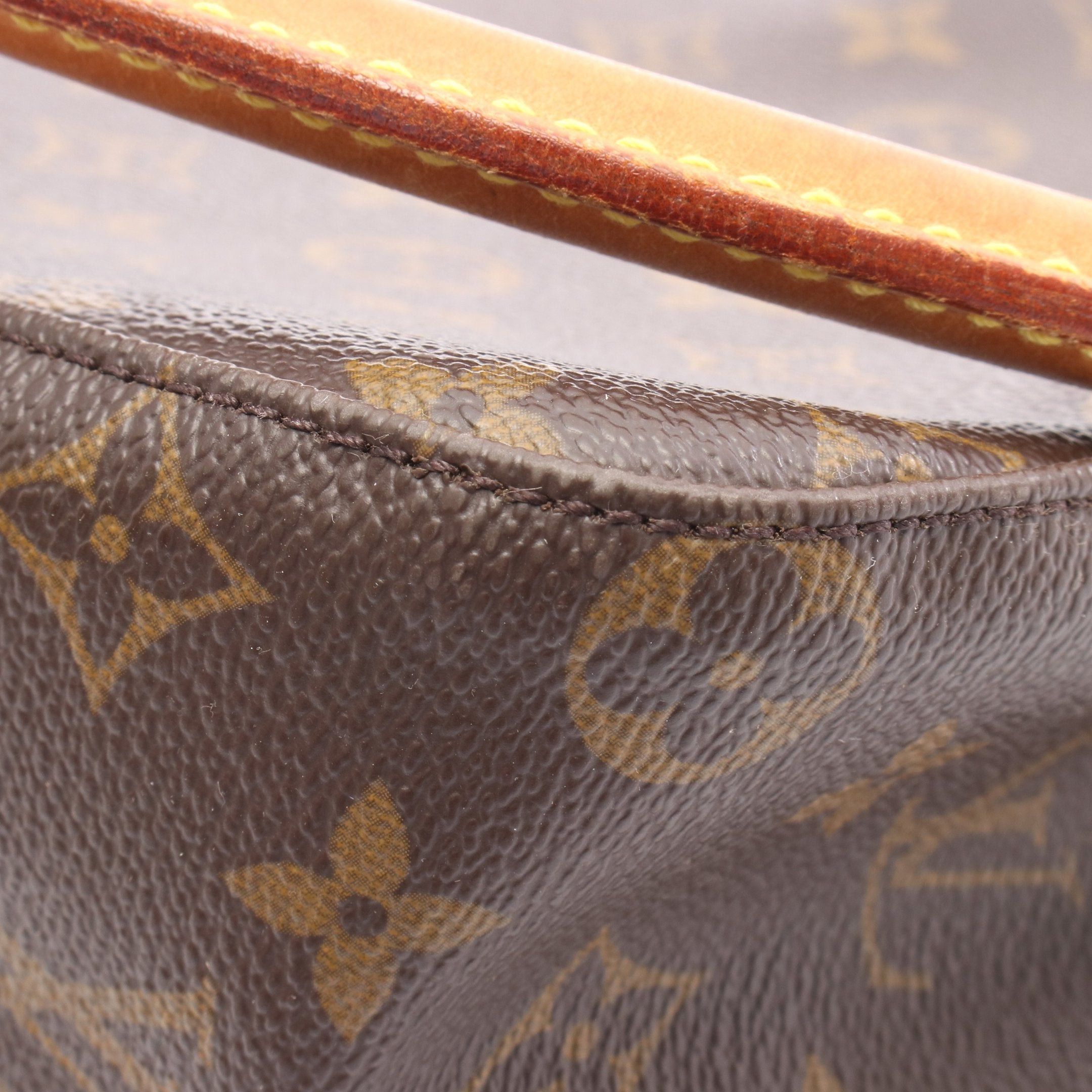 Louis Vuitton Louis Vuitton Looping Mm Monogram Shoulder Bag Leather Brown Size ONE SIZE - 11 Thumbnail