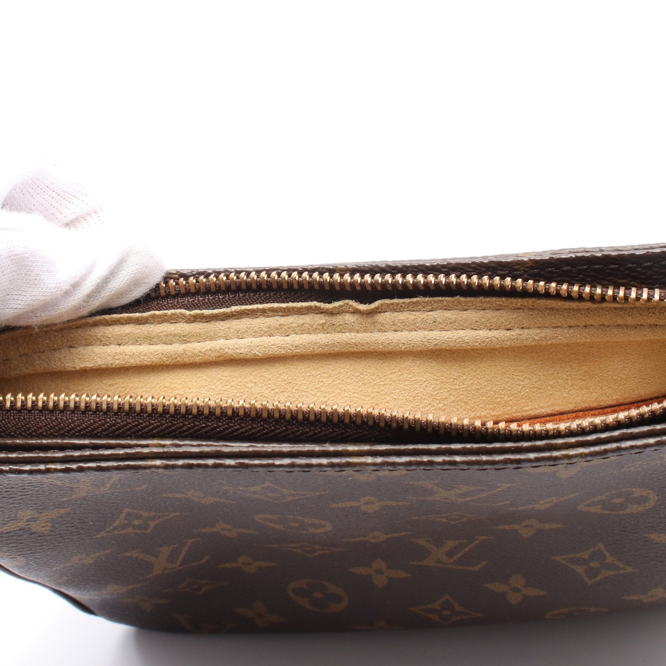 Louis Vuitton Louis Vuitton Looping Mm Monogram Shoulder Bag Leather Brown Size ONE SIZE - 6 Thumbnail
