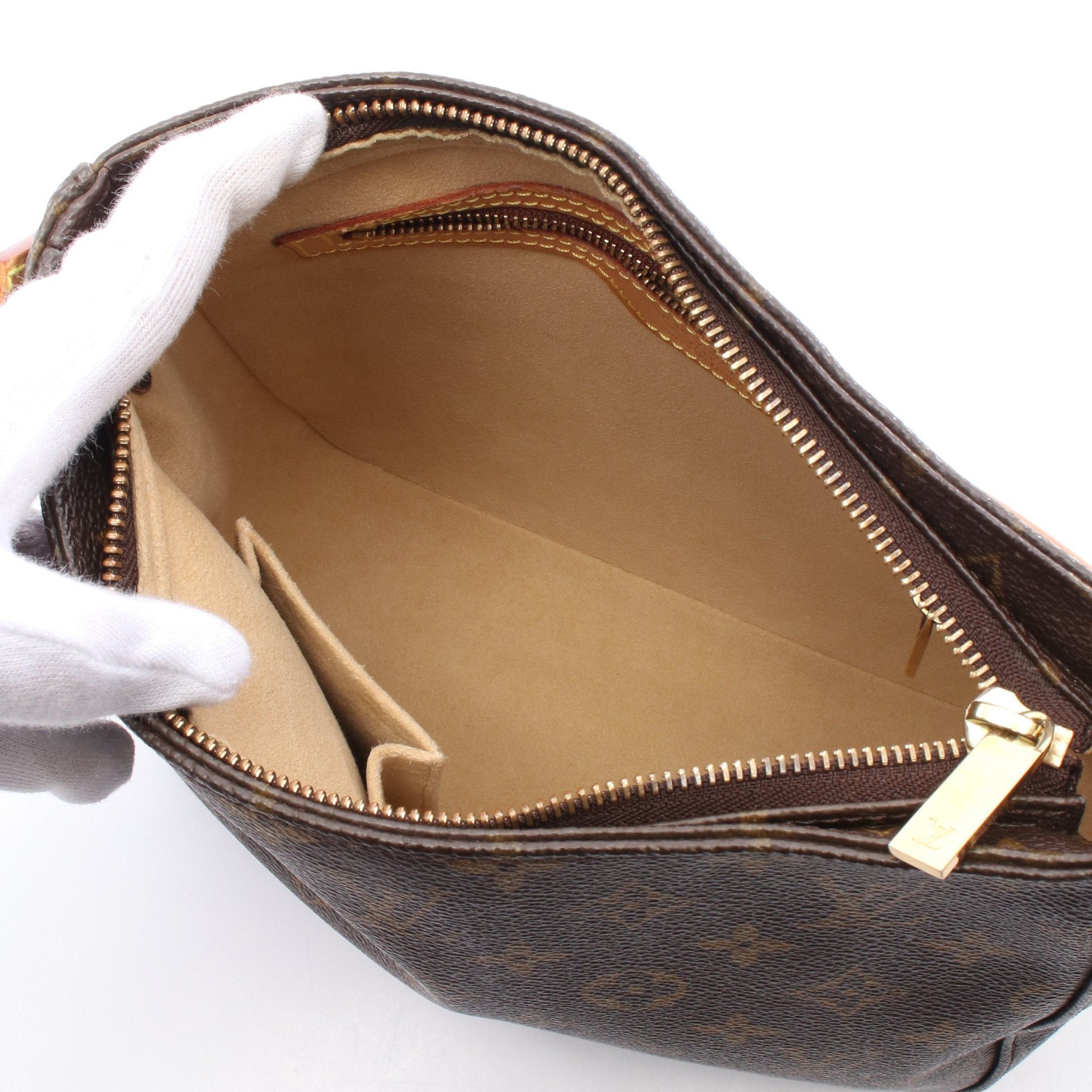 Louis Vuitton Louis Vuitton Looping Mm Monogram Shoulder Bag Leather Brown Size ONE SIZE - 3 Thumbnail