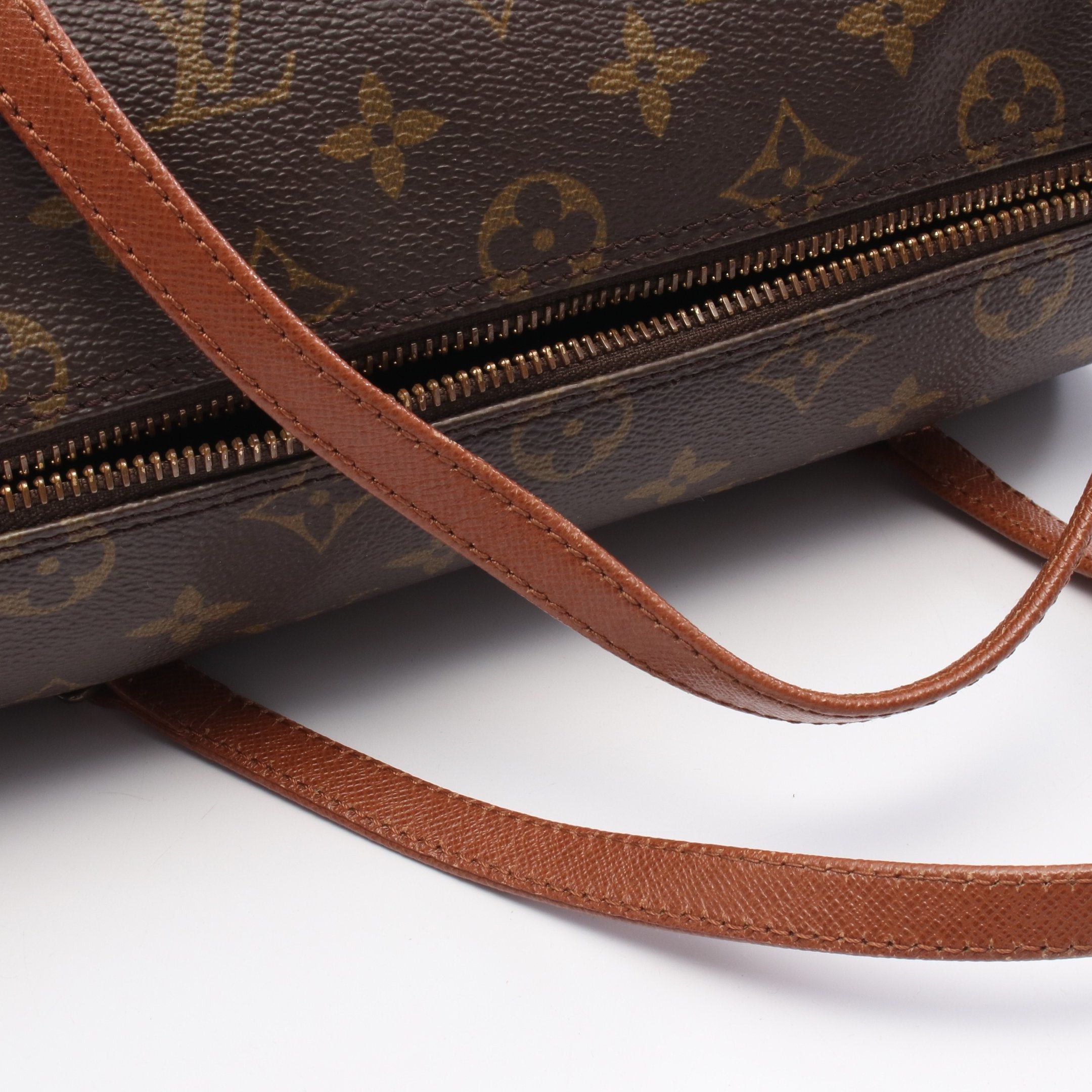 Louis Vuitton Louis Vuitton Papillon 26 Monogram Old Model Handbag Leather Brown Size ONE SIZE - 7 Thumbnail