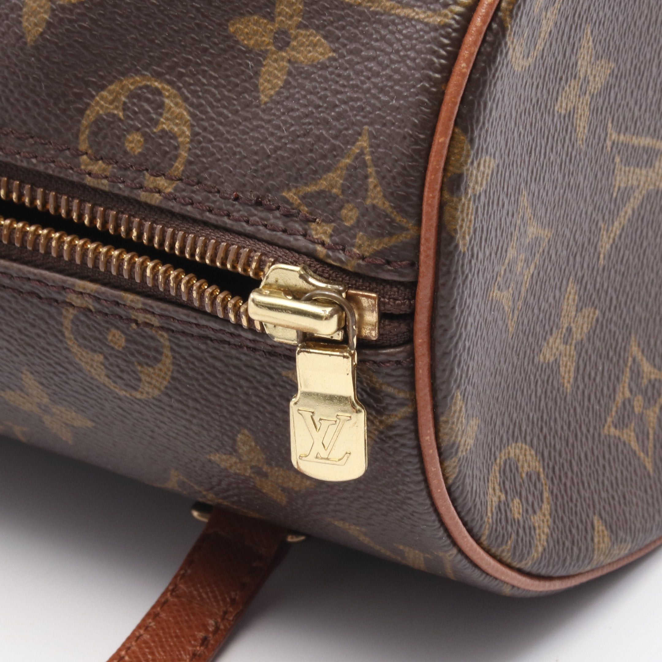 Louis Vuitton Louis Vuitton Papillon 26 Monogram Old Model Handbag Leather Brown Size ONE SIZE - 5 Thumbnail