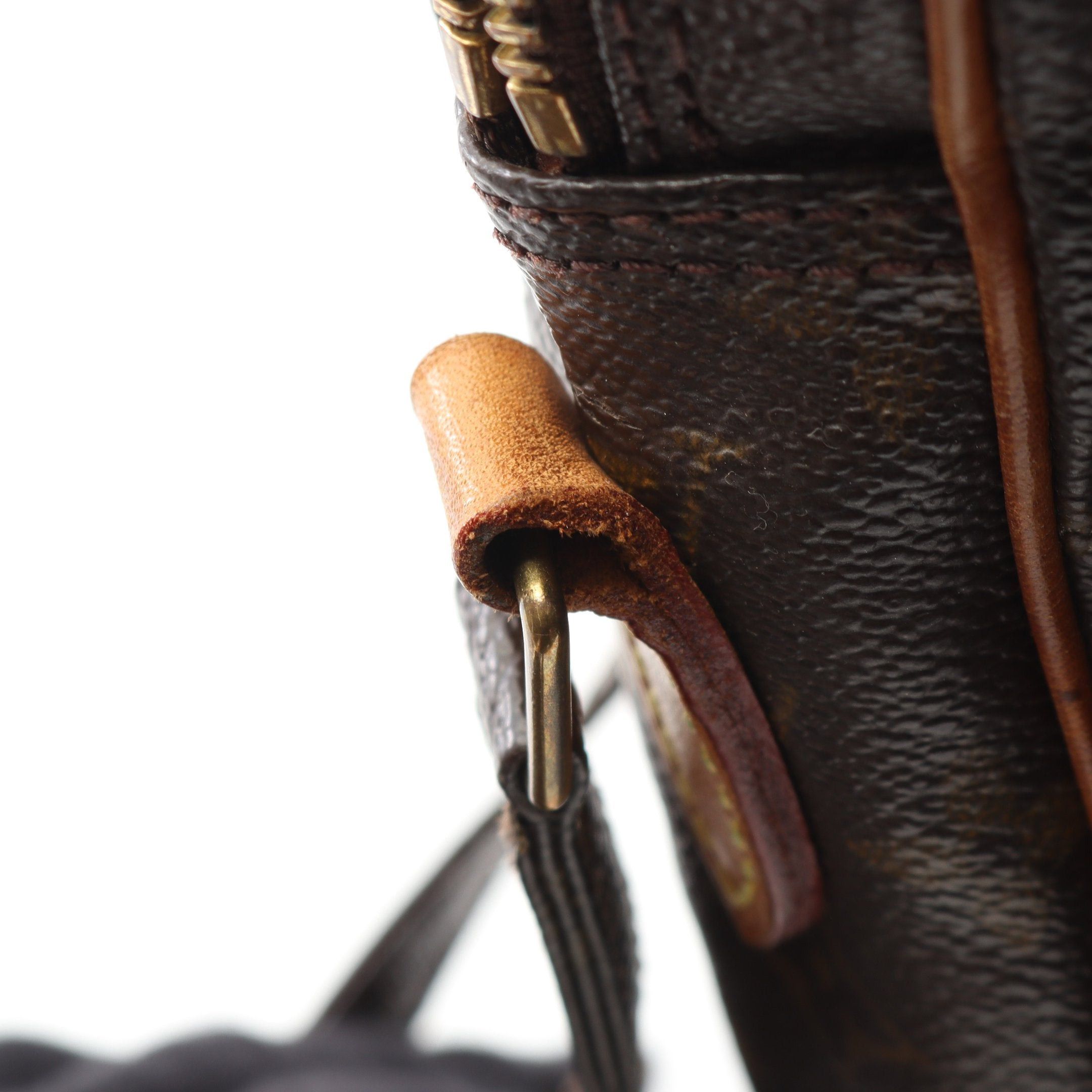 Louis Vuitton Louis Vuitton Amazon Monogram Shoulder Bag Leather Brown Size ONE SIZE - 9 Thumbnail
