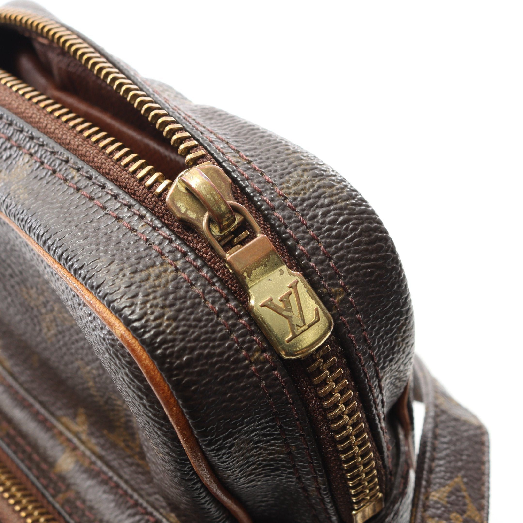 Louis Vuitton Louis Vuitton Amazon Monogram Shoulder Bag Leather Brown Size ONE SIZE - 11 Thumbnail
