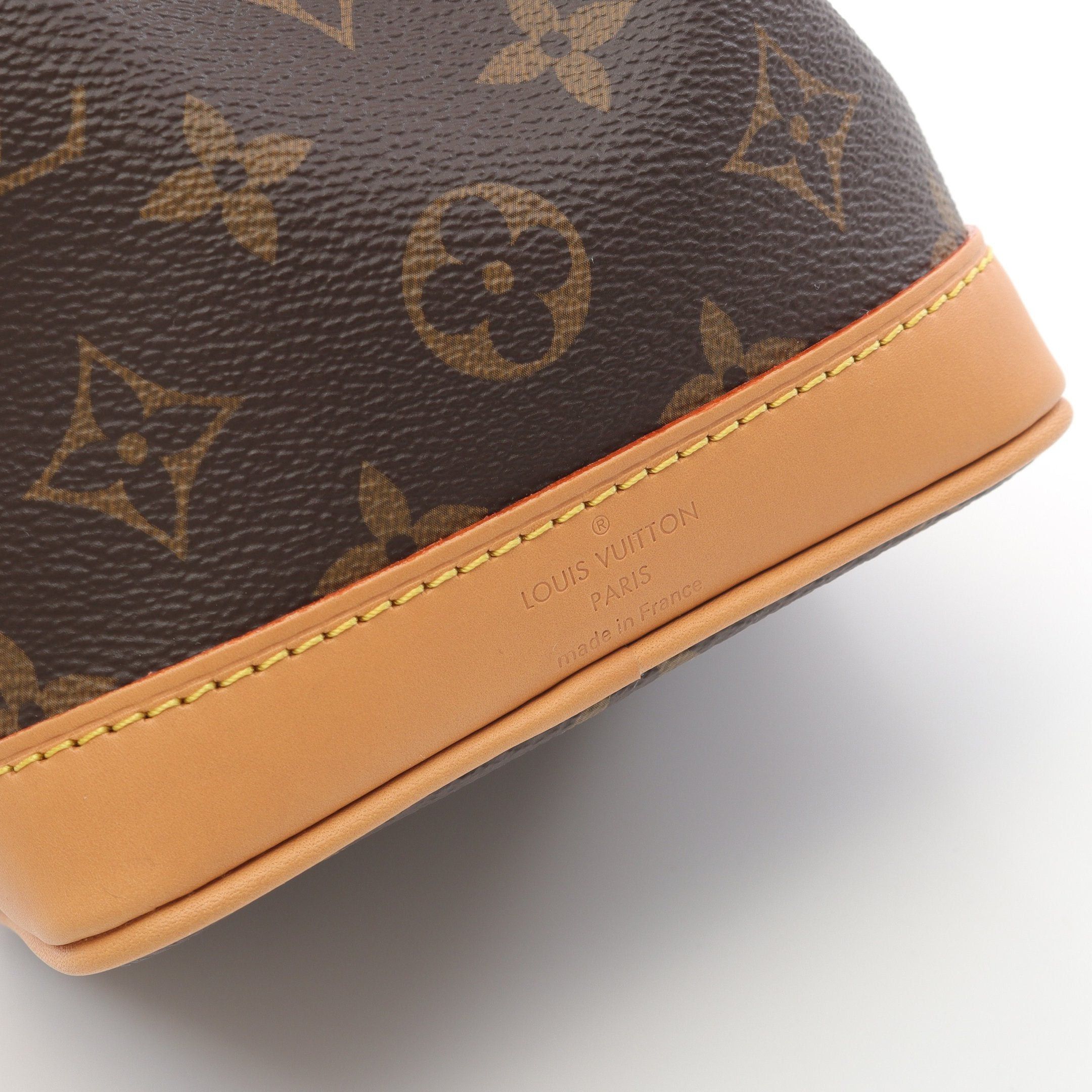 Louis Vuitton Louis Vuitton Nano Noe Monogram Handbag Leather Brown Size ONE SIZE - 6 Thumbnail
