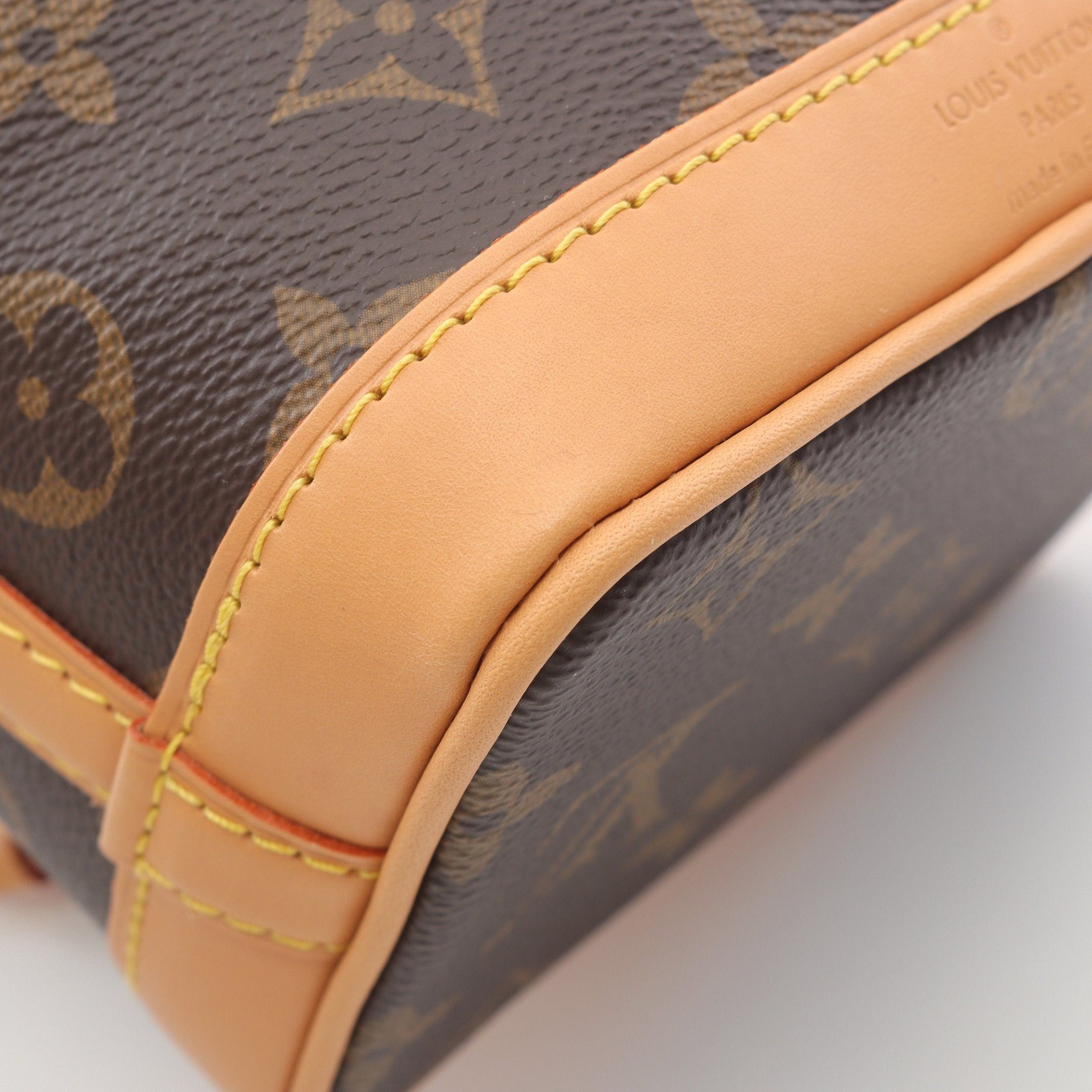 Louis Vuitton Louis Vuitton Nano Noe Monogram Handbag Leather Brown Size ONE SIZE - 5 Thumbnail