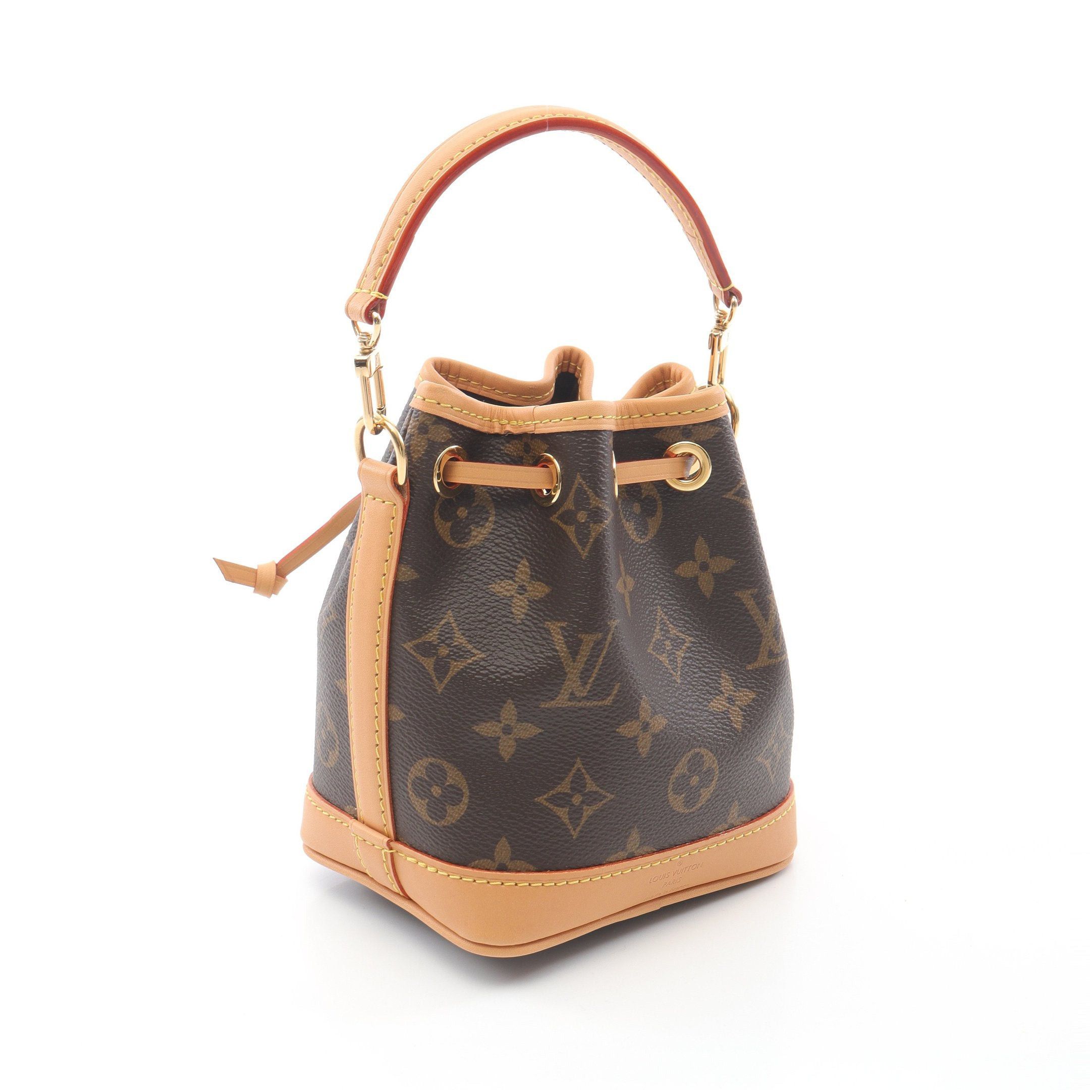 Louis Vuitton Louis Vuitton Nano Noe Monogram Handbag Leather Brown Size ONE SIZE - 2 Thumbnail
