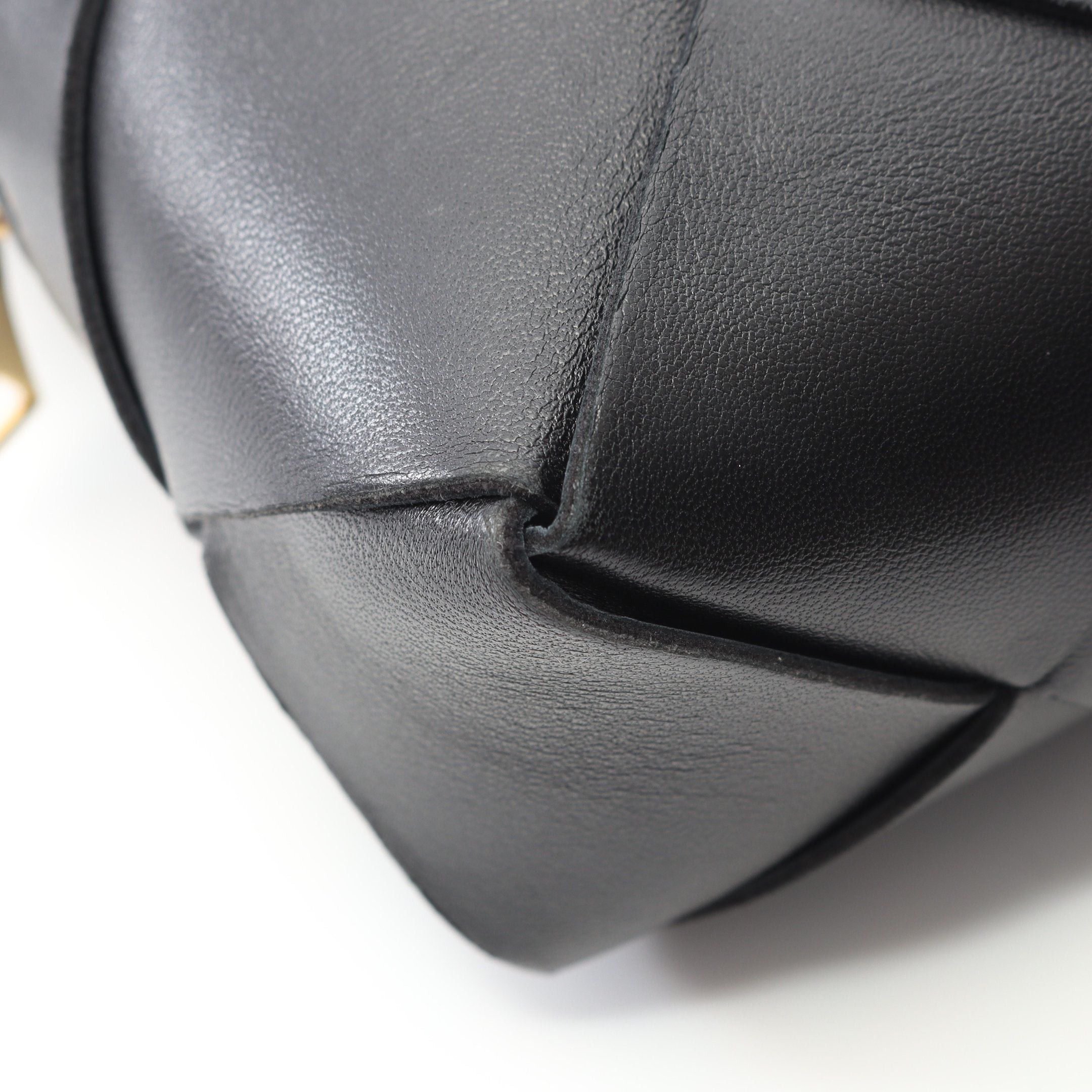 Bottega Veneta Bottega Veneta Small Cassette Camera Bag Shoulder Leather Black Size ONE SIZE - 7 Thumbnail