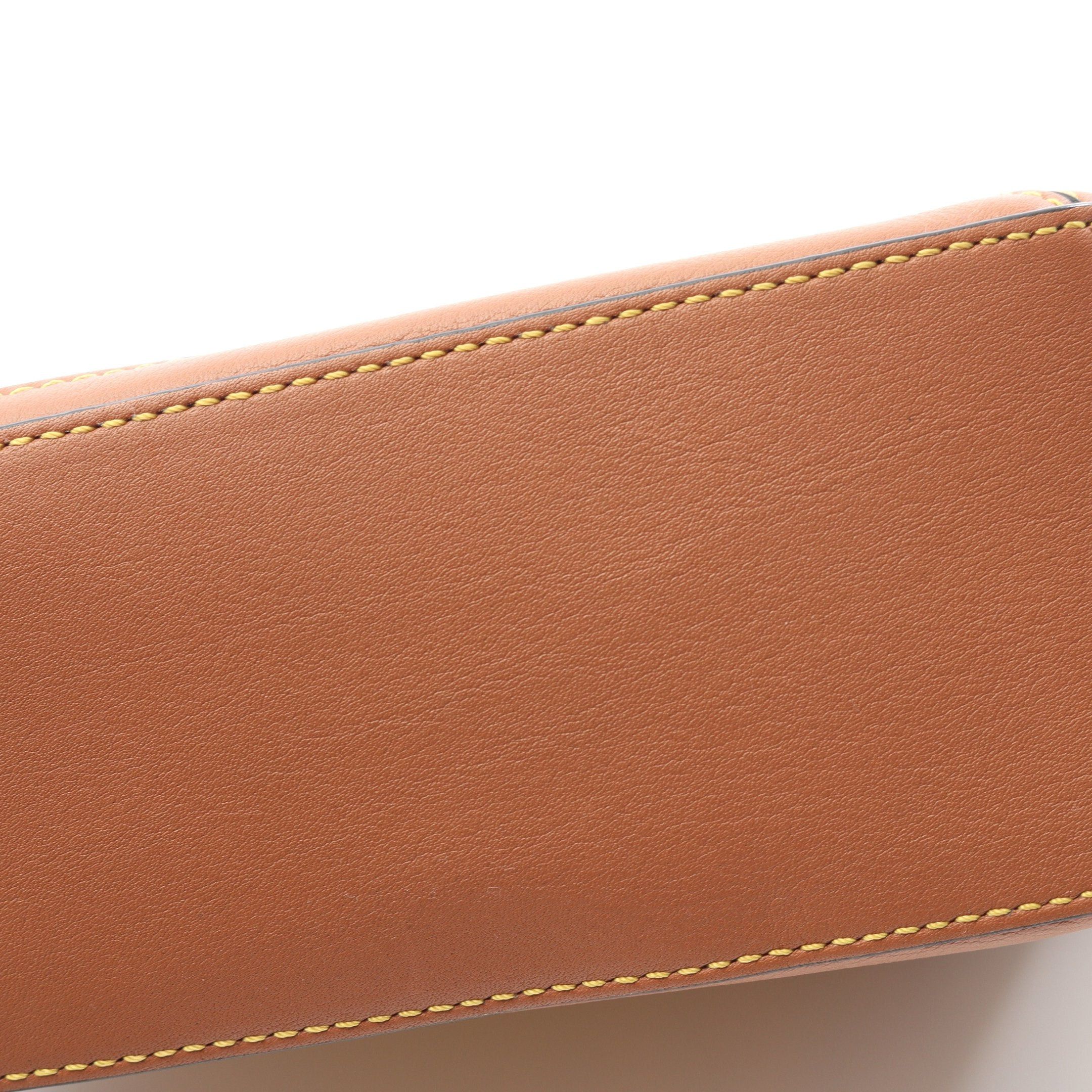 Loewe Loewe Puzzle Bag Mini Handbag Leather Brown Yellow Size ONE SIZE - 7 Thumbnail