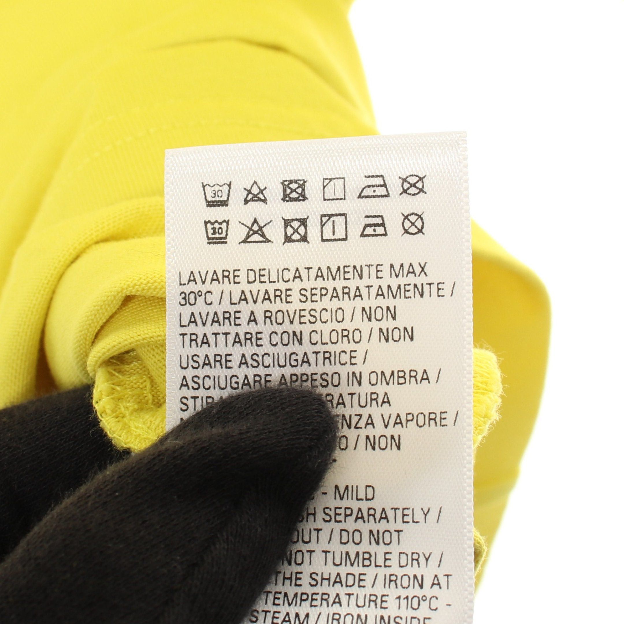 Balenciaga Balenciaga Sample Sticker T-Shirt Cotton Yellow Size ONE SIZE - 6 Thumbnail