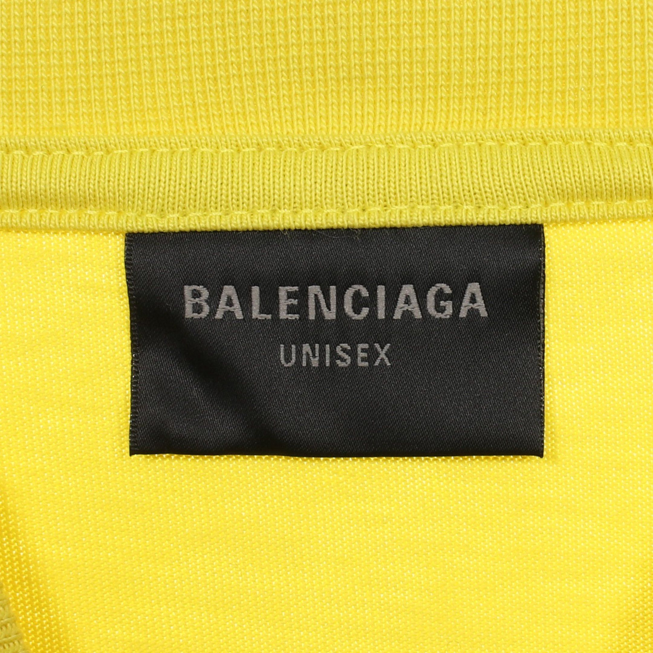Balenciaga Balenciaga Sample Sticker T-Shirt Cotton Yellow Size ONE SIZE - 3 Thumbnail