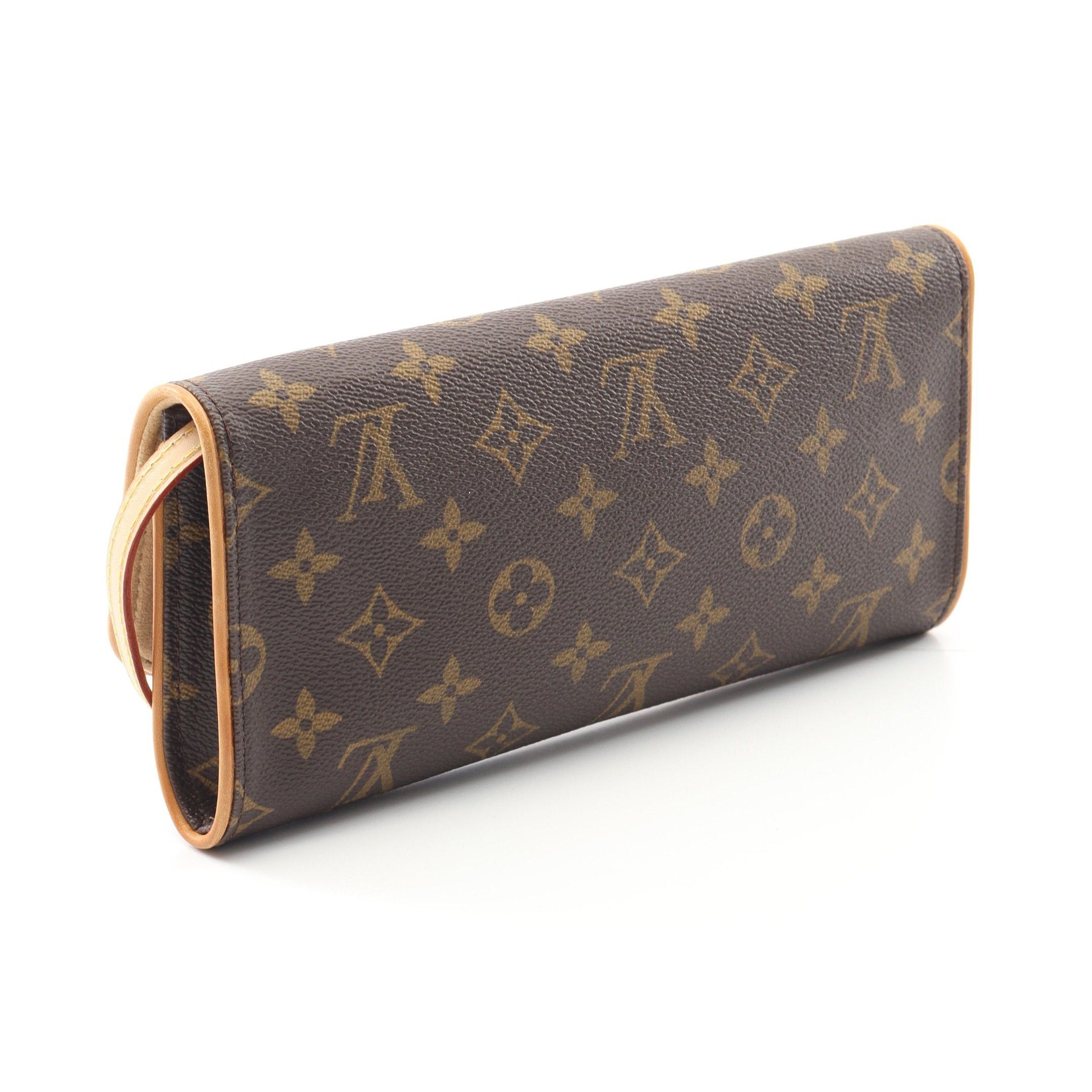 Louis Vuitton Louis Vuitton Pochette Twin Gm Monogram Shoulder Bag Leather Brown Size ONE SIZE - 2 Thumbnail