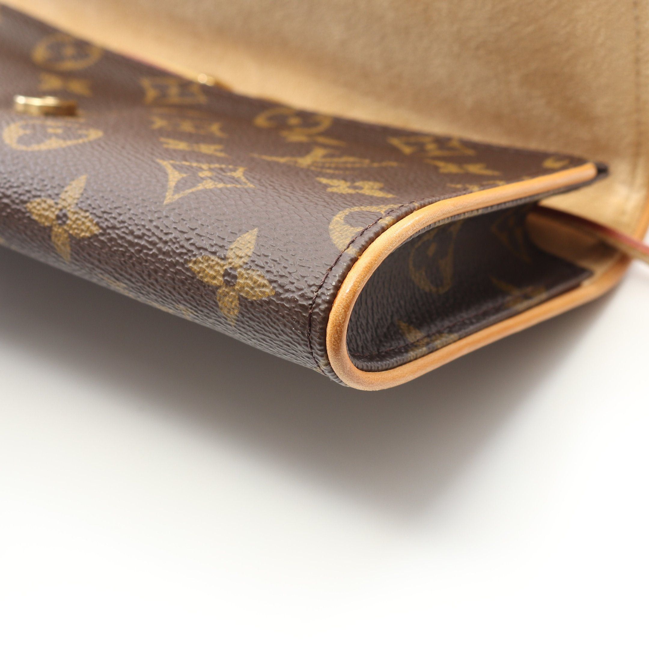 Louis Vuitton Louis Vuitton Pochette Twin Gm Monogram Shoulder Bag Leather Brown Size ONE SIZE - 8 Thumbnail